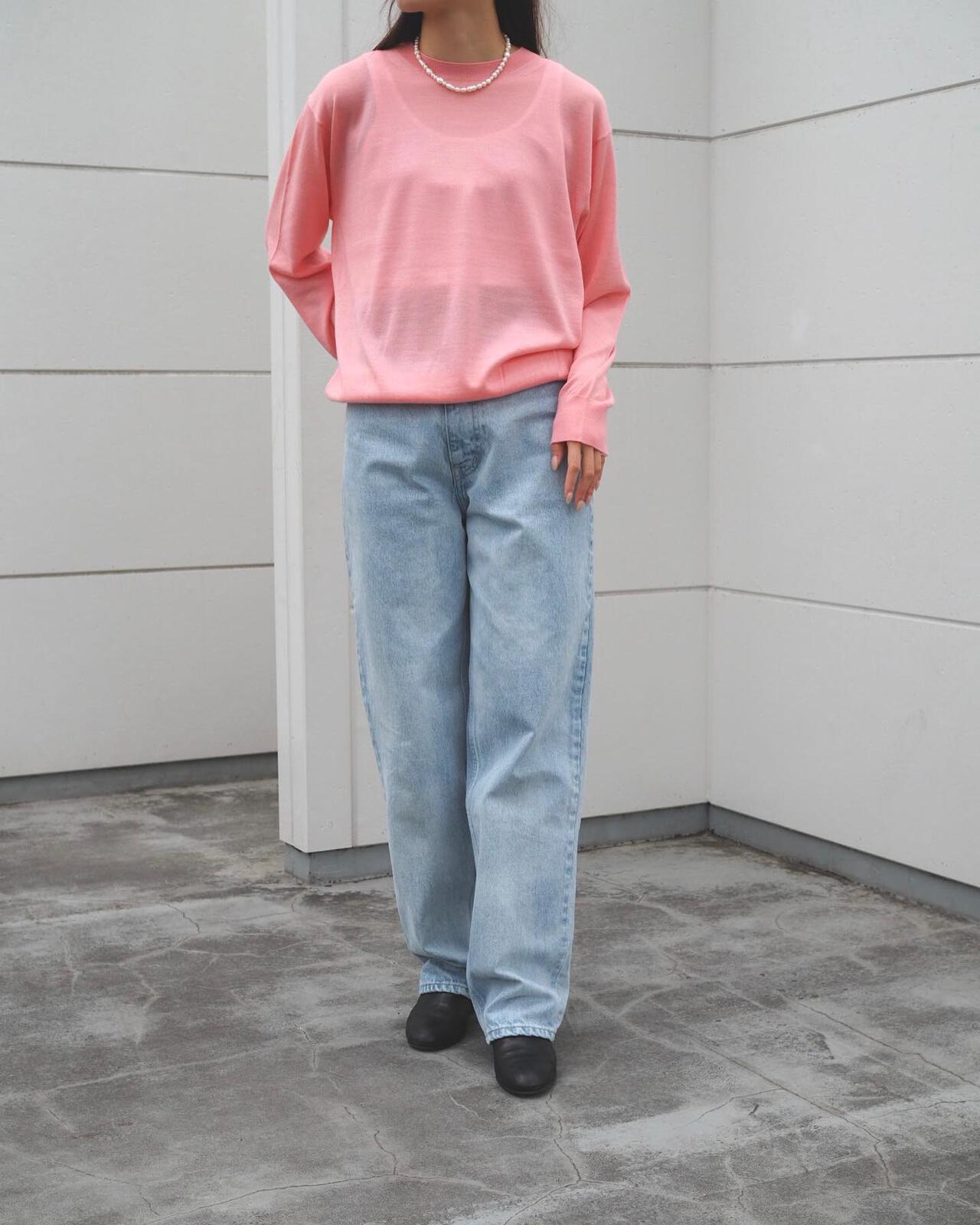 YLEVE / CASHMERE SILK KNIT PULLOVER