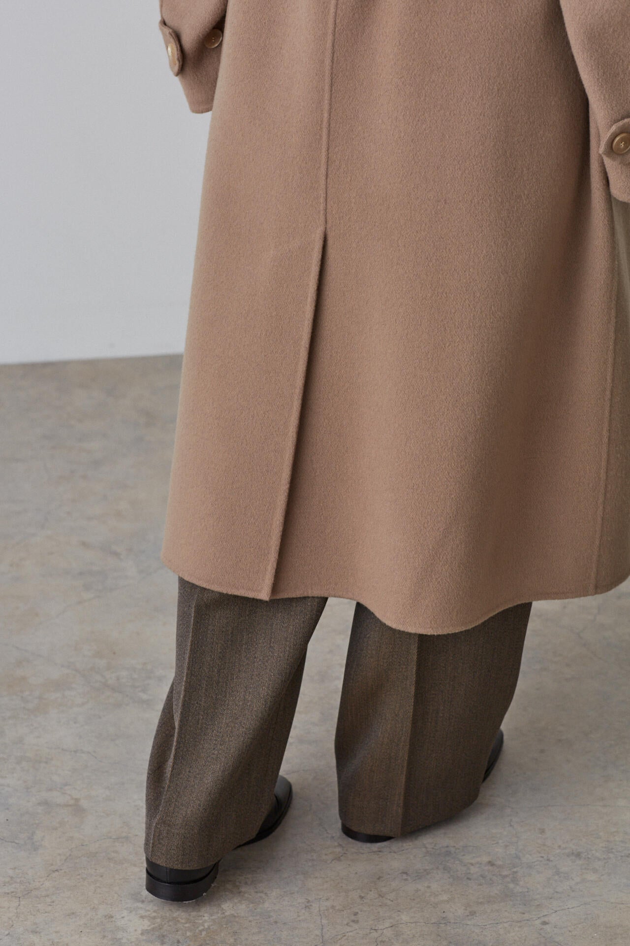 YLÈVE / LAMBSWOOL DOUBLE CLOTH BEAVER CO | YLÈVE（イレーヴ