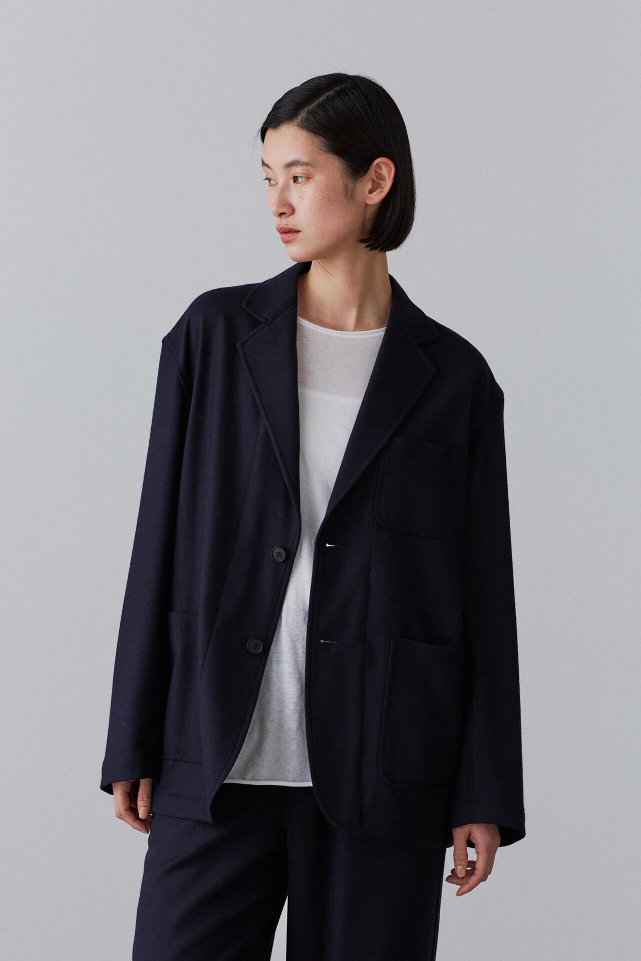 YLEVE イレーヴ　TOP OVERDYE SUMMER WOOL JK YLÈVE TOP OVERDYE SUMMER WOOL JK イレーヴ