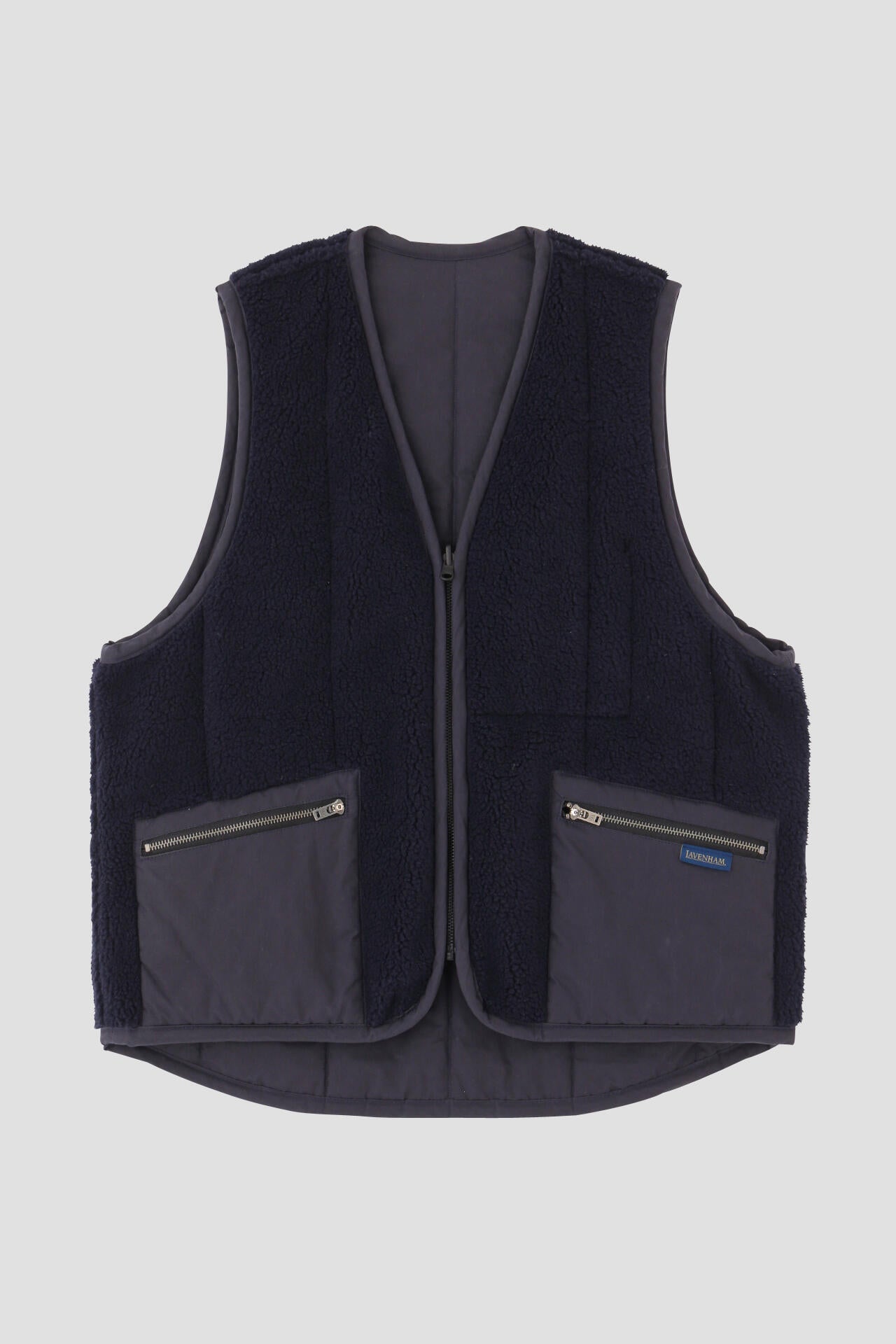 LAVENHAM × YLÈVE / REVERSIBLE ZIP FRONT GILET | YLÈVE（イレーヴ