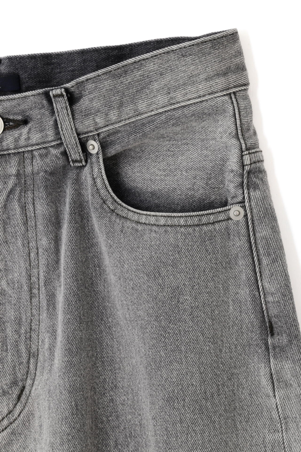 YLEVE / 13.5oz DENIM HIGH WAIST WIDE FADE