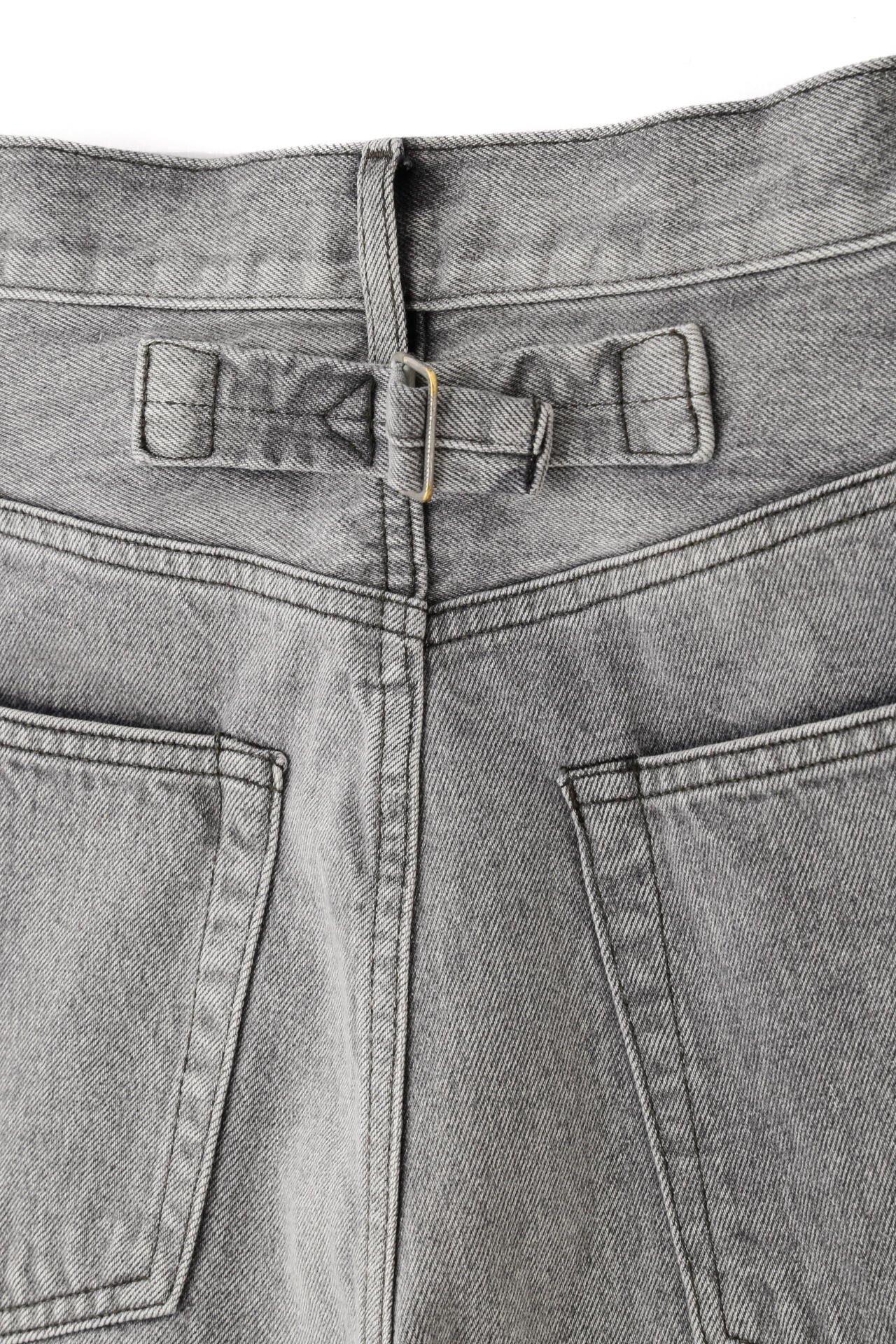 YLEVE / 13.5oz DENIM HIGH WAIST WIDE FADE