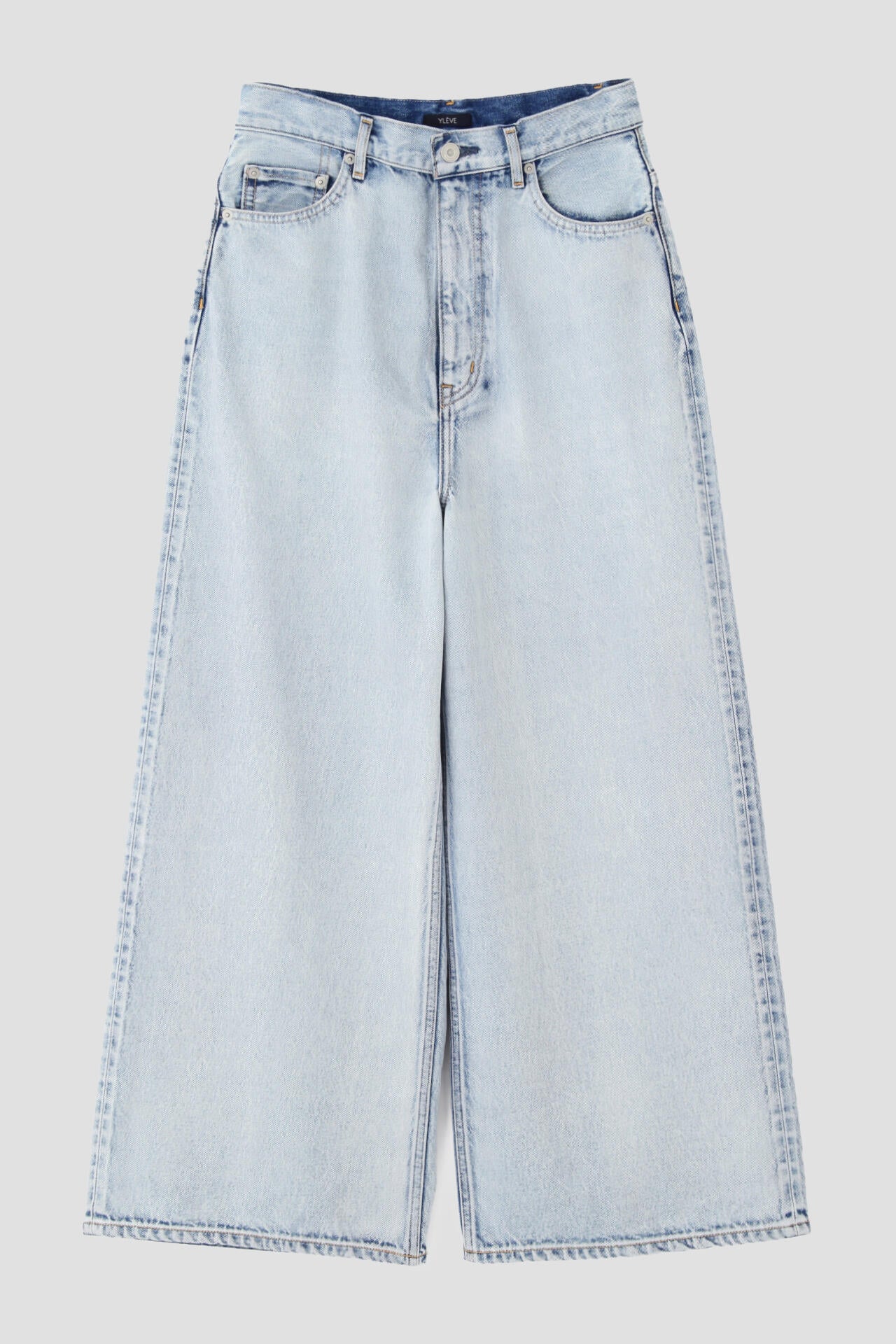 YLEVE / 13.5oz DENIM HIGH WAIST WIDE FADE