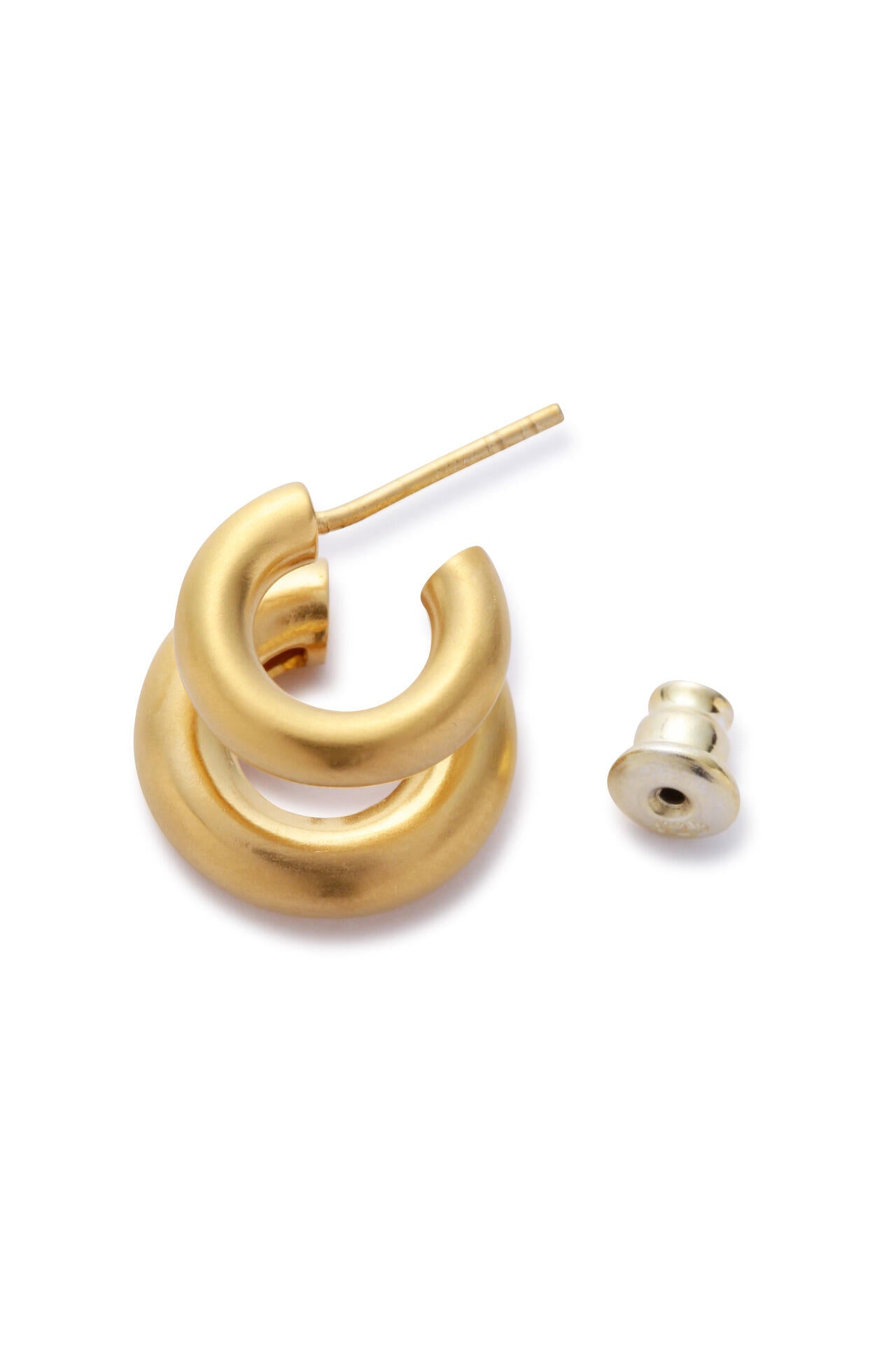 YLEVE / W CIRCLE EARRING /LEFT