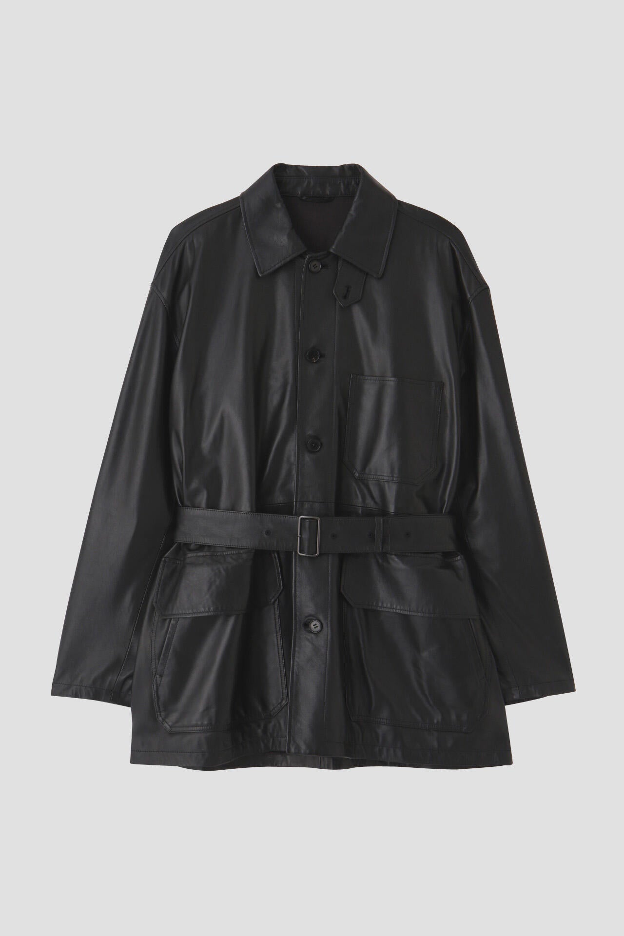 YLÈVE SHEEP LEATHER COVERALL JACKET YLÈVE / SHEEP LEATHER COVERALL JACKET Price.¥165,000-(tax in) Size