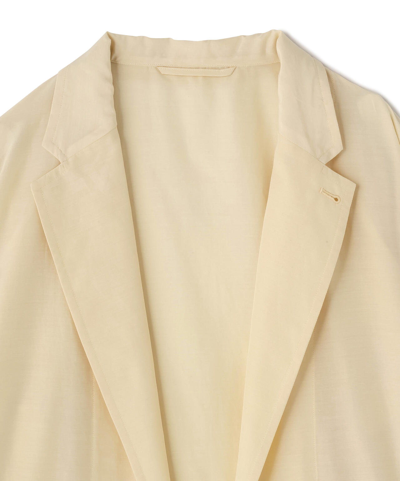 YLEVE / SILK COTTON CLOTH BIO SUEDE JACKET