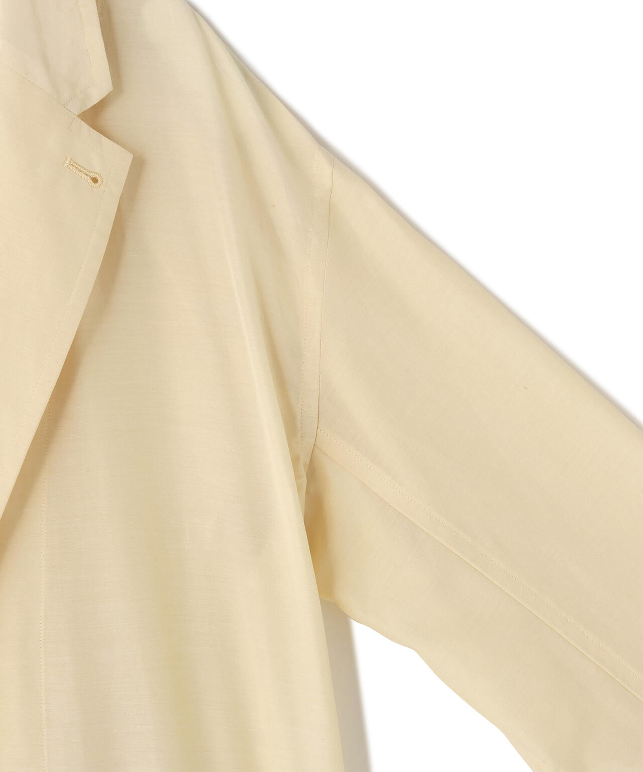 YLEVE / SILK COTTON CLOTH BIO SUEDE JACKET