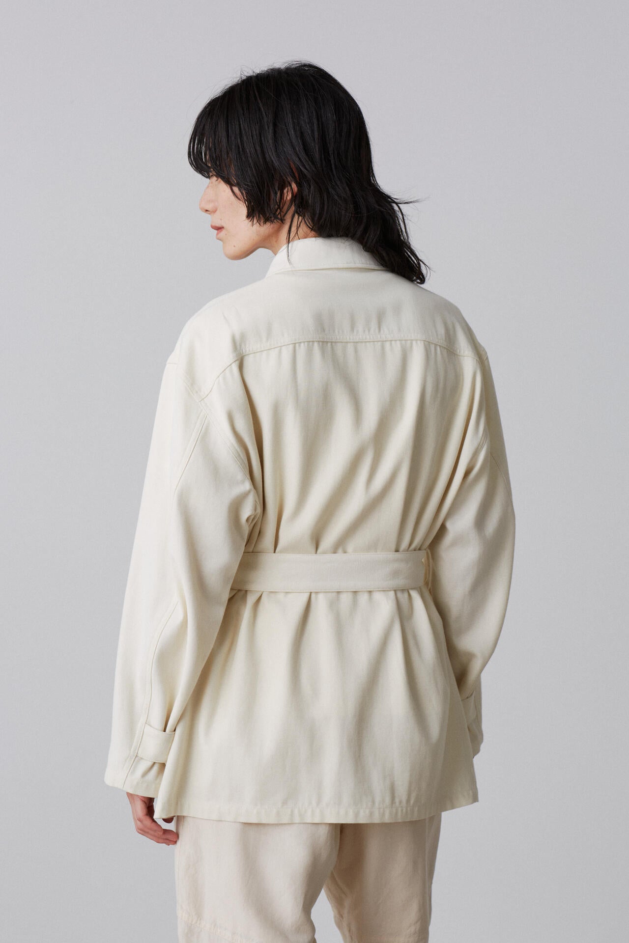 YLEVE / VISCOSE COTTON COVERALL JACKET