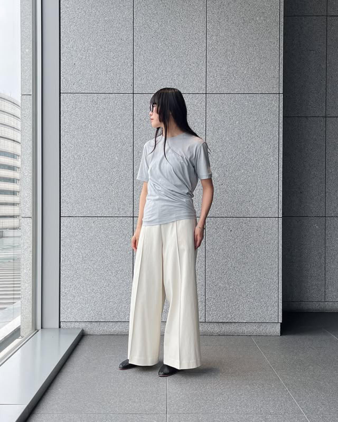YLEVE / BONDED JERSEY TROUSERS