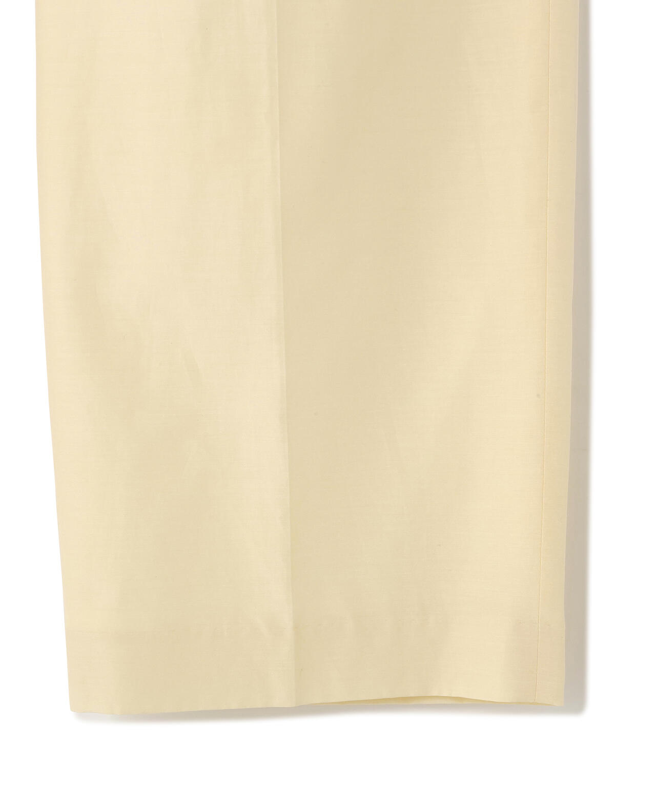 YLEVE / SILK COTTON CLOTH BIO SUEDE TROUSERS