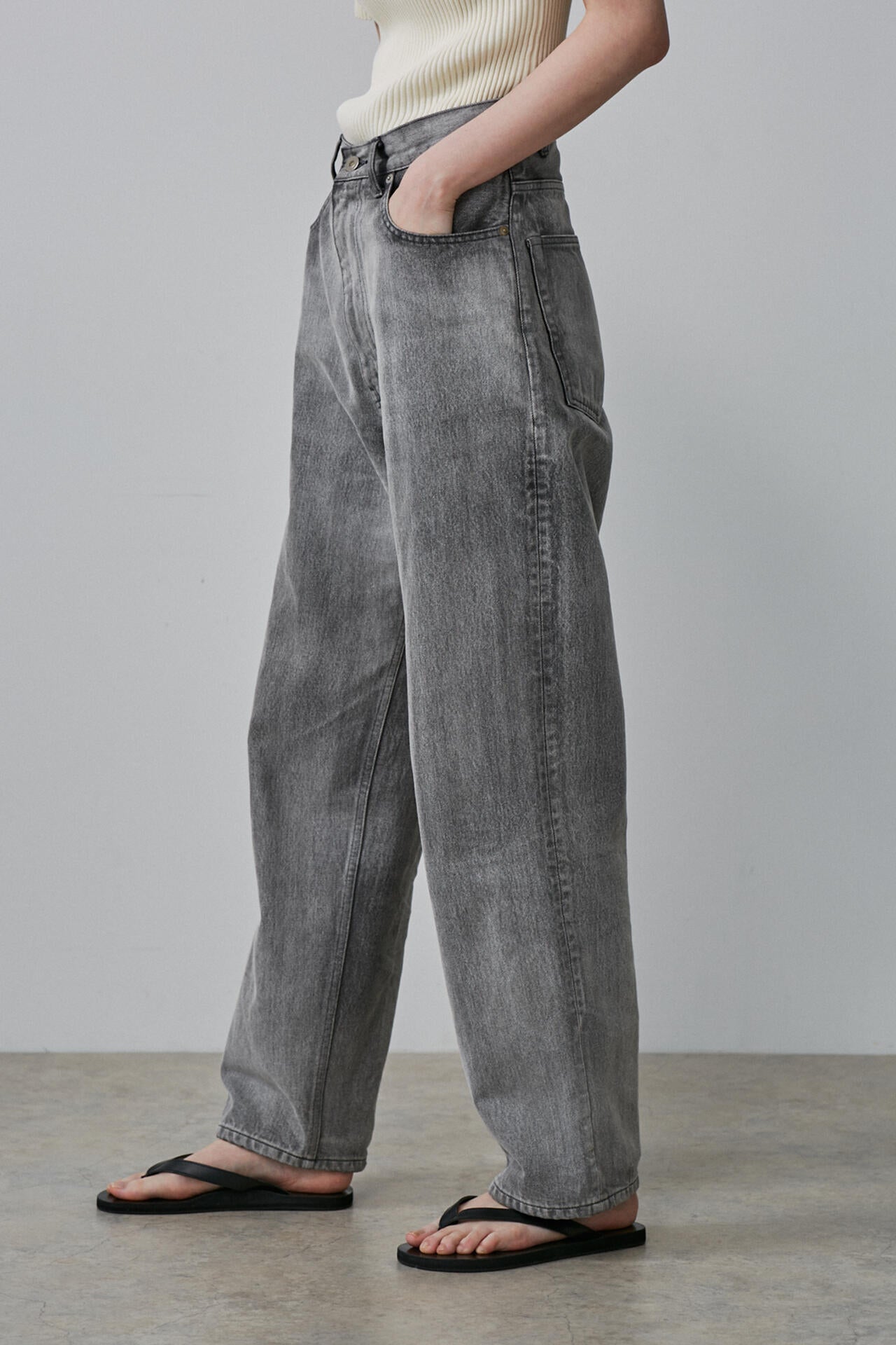 YLÈVE / 13.5oz DENIM BAGGY FADE