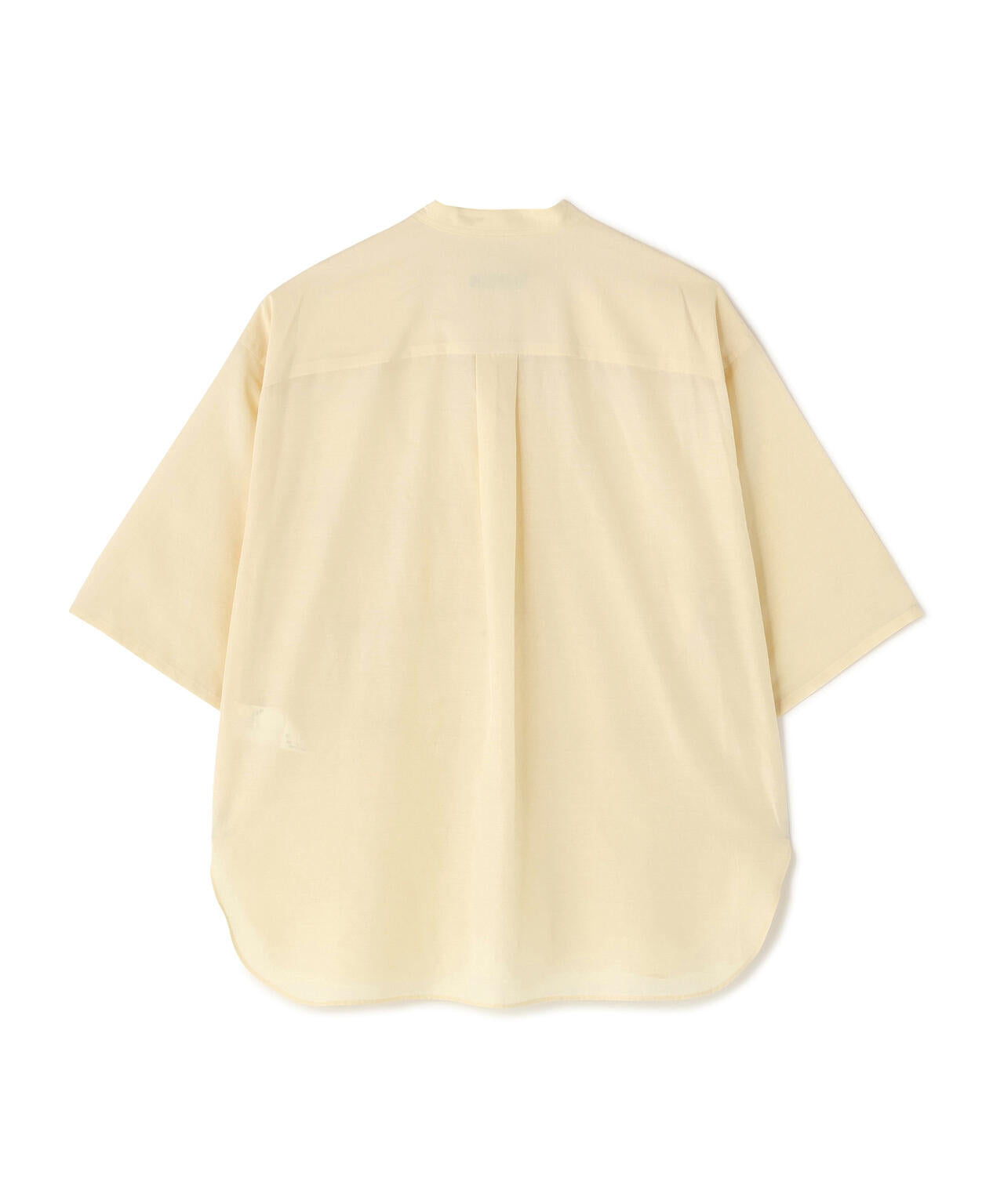 YLEVE / SILK COTTON CLOTH BIO SUEDE SHIRT