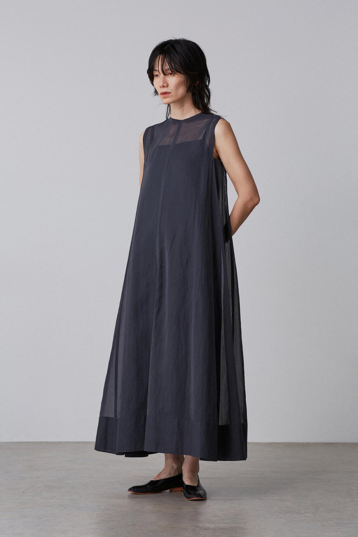 別注] YLEVE / GAS SINGEING COTTON BOIL ORGANDY ONE PIECE | YLÈVE 