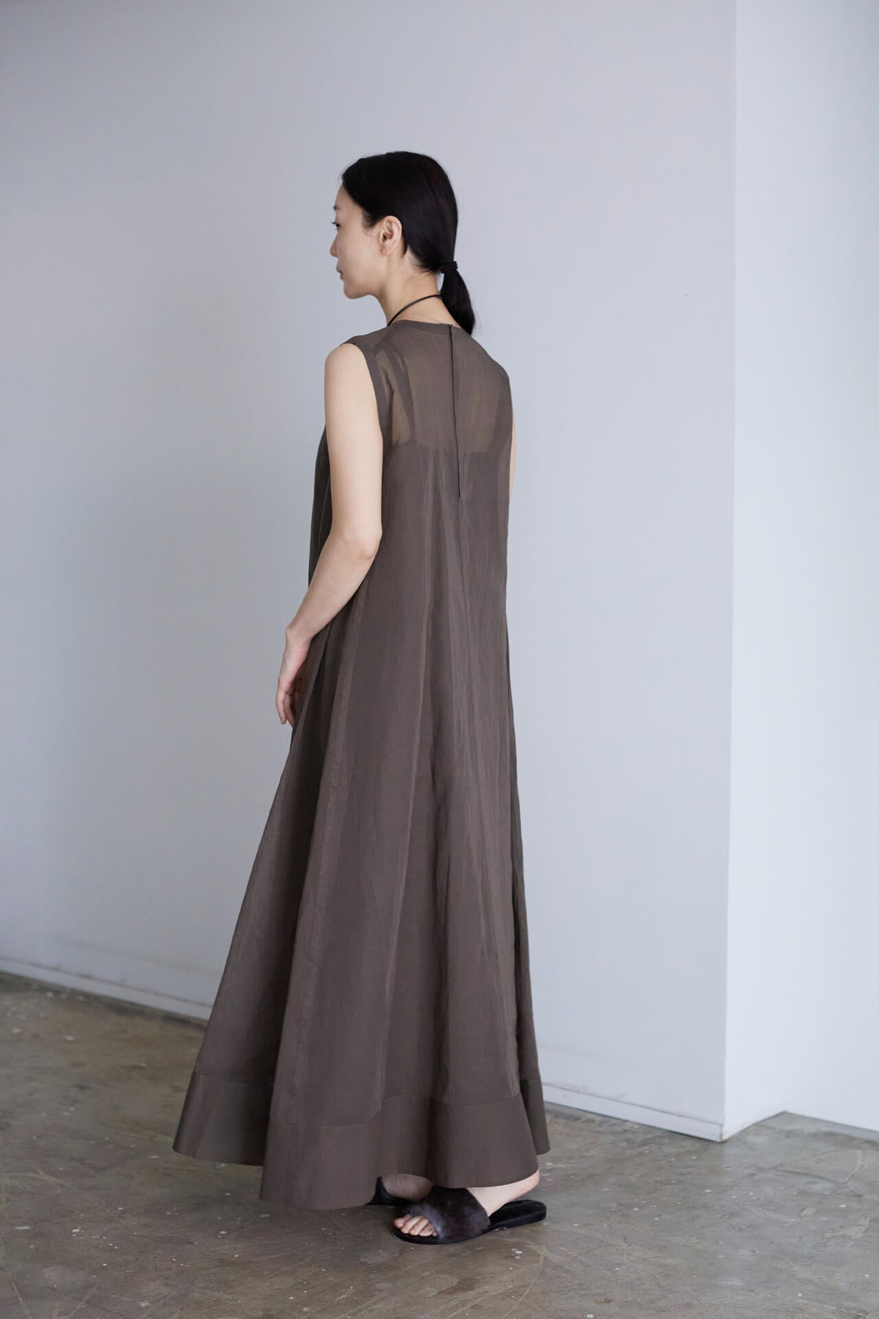 別注] YLEVE / GAS SINGEING COTTON BOIL ORGANDY ONE PIECE | YLÈVE