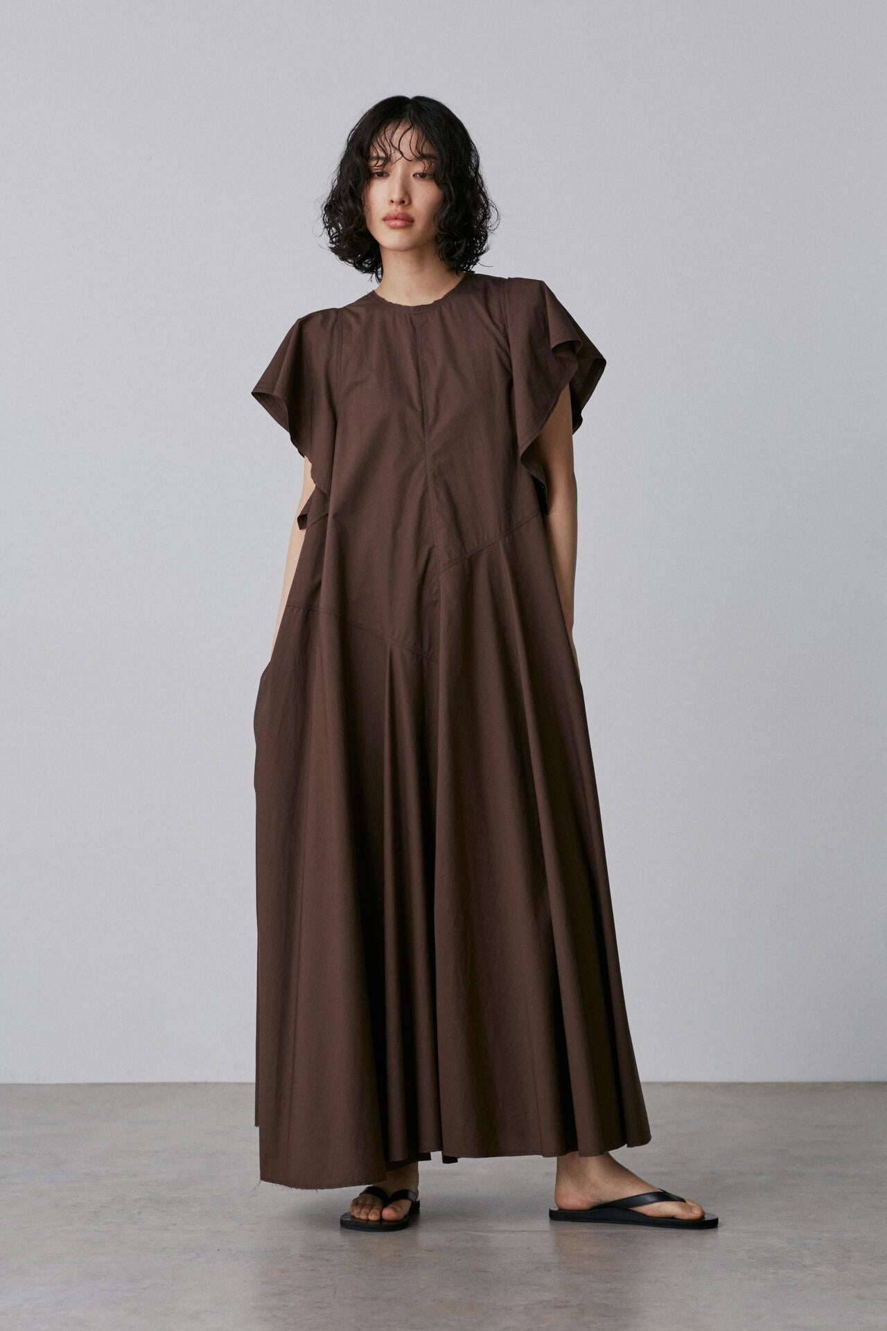 YLEVE / SUVIN COTTON TYPEWRITER ONE PIECE