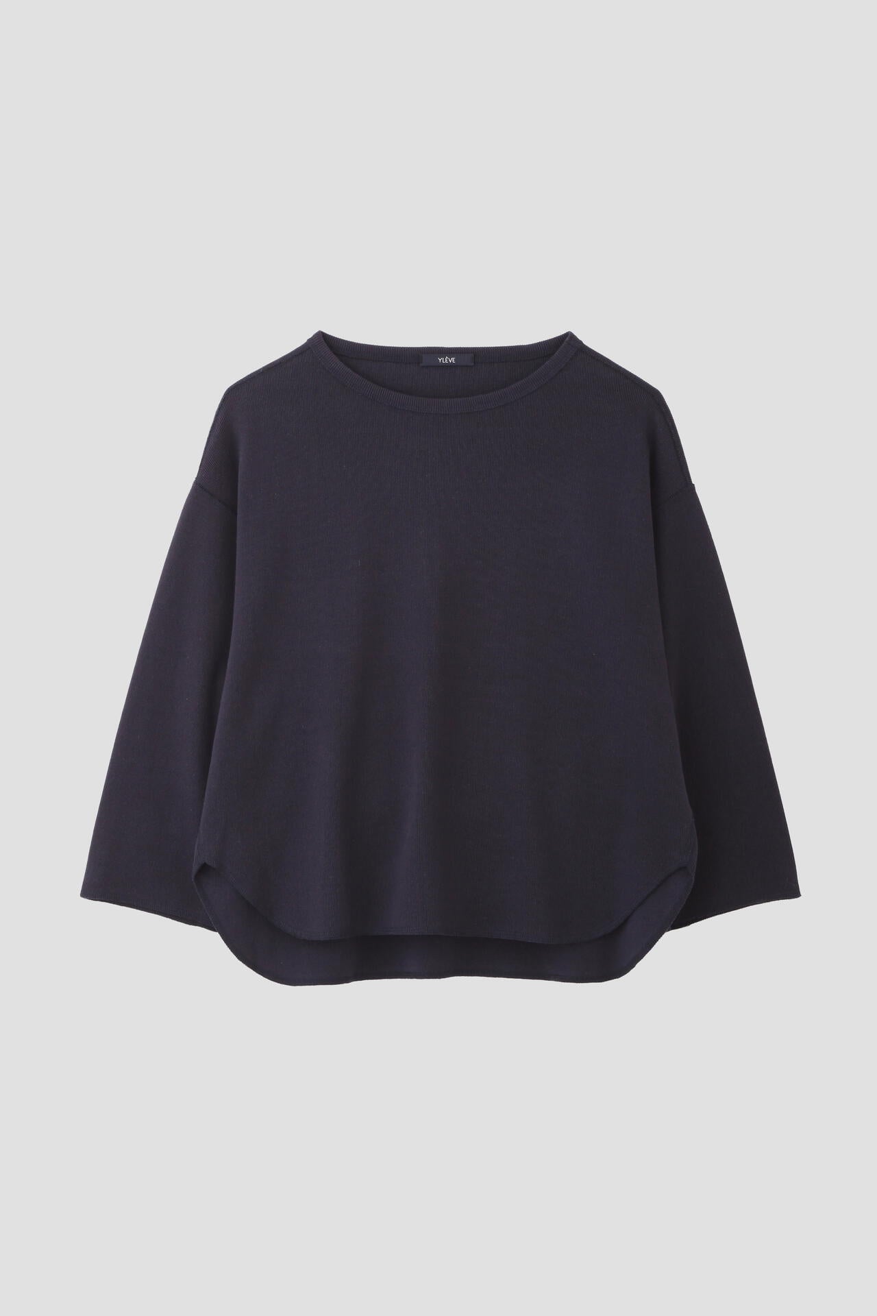 YLEVE / COTTON RIB PULL OVER