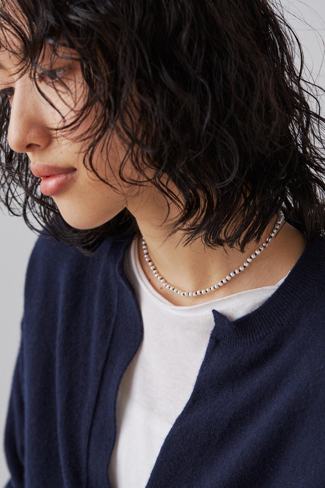 【YLEVE】　MIX PEARL NECKLACE ネックレス　パール YLEVE / PEARL NECKLACE KNOT 37cm | YLÈVE（イレーヴ） ｜【公式
