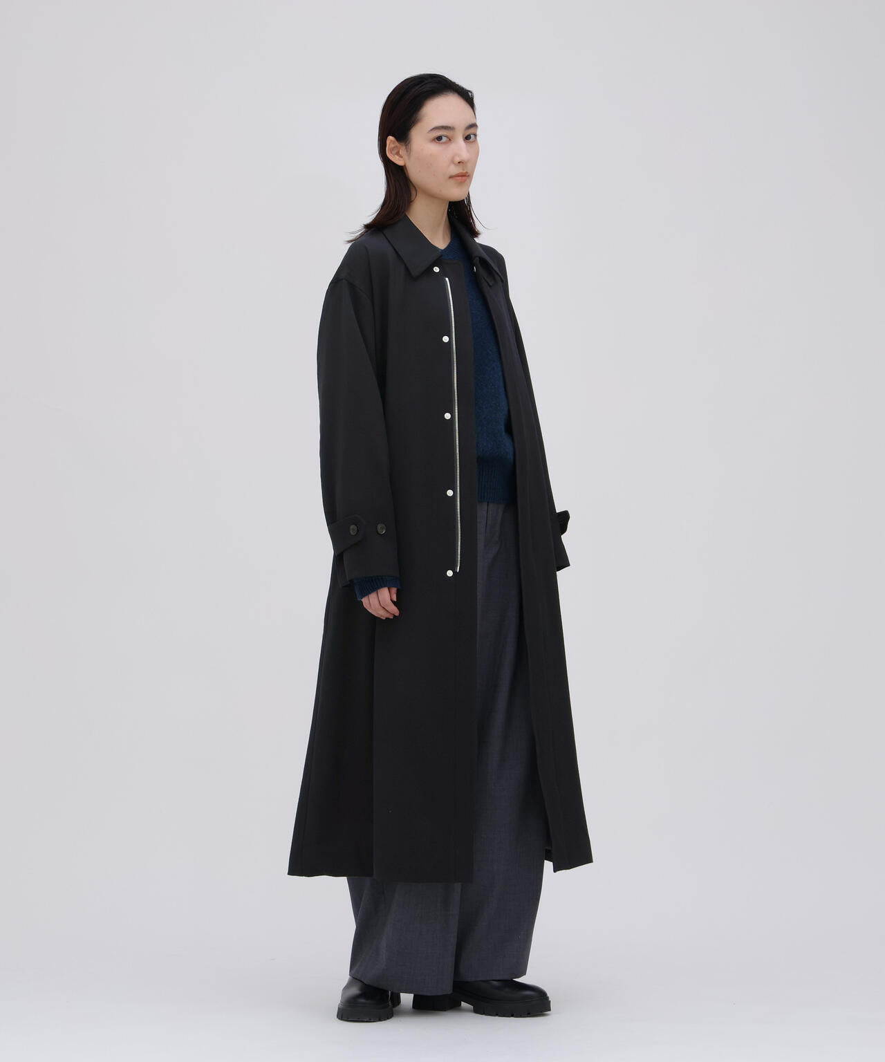 yleve イレーヴ Wool Hound's Tooth Jacket YLÈVE / WOOL GABA ZIP COAT | YLÈVE（イレーヴ） ｜【公式