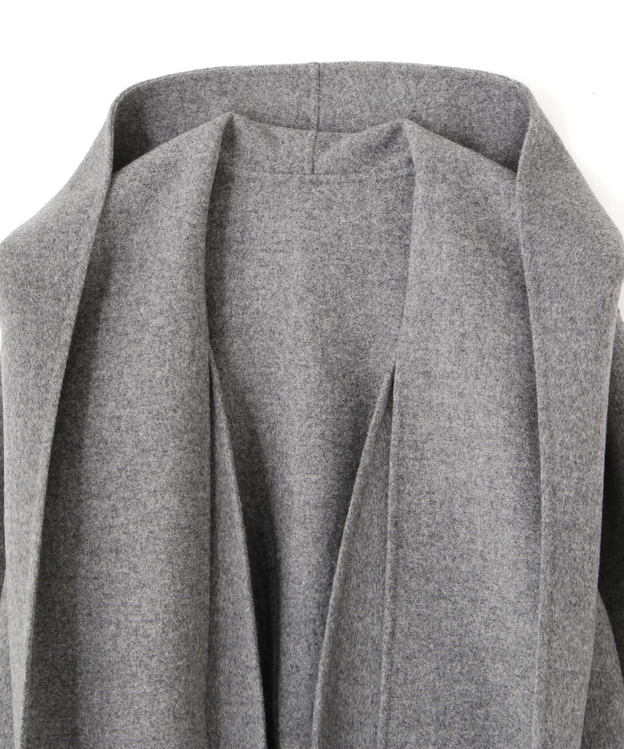 YLÈVE / SUPER 100`S WOOL DOUBLE CLOTH HOODED COAT | YLÈVE