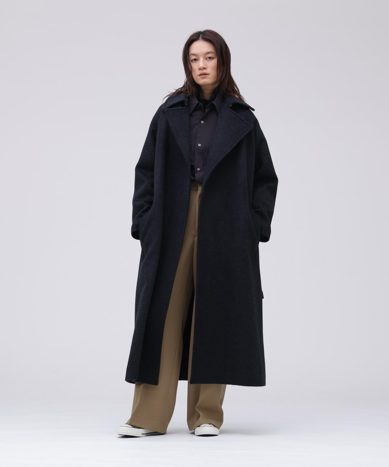 限定]YLÈVE / SUPER120'S WOOL SHARM BEAVER COAT | YLÈVE（イレーヴ