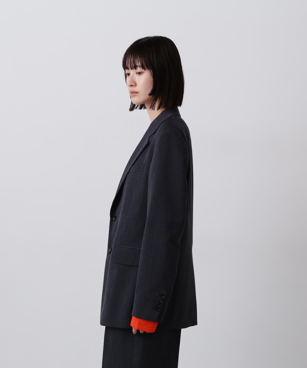 YLÈVE / 2/72 WOOL TRICHOTINE JACKET | YLÈVE（イレーヴ） ｜【公式