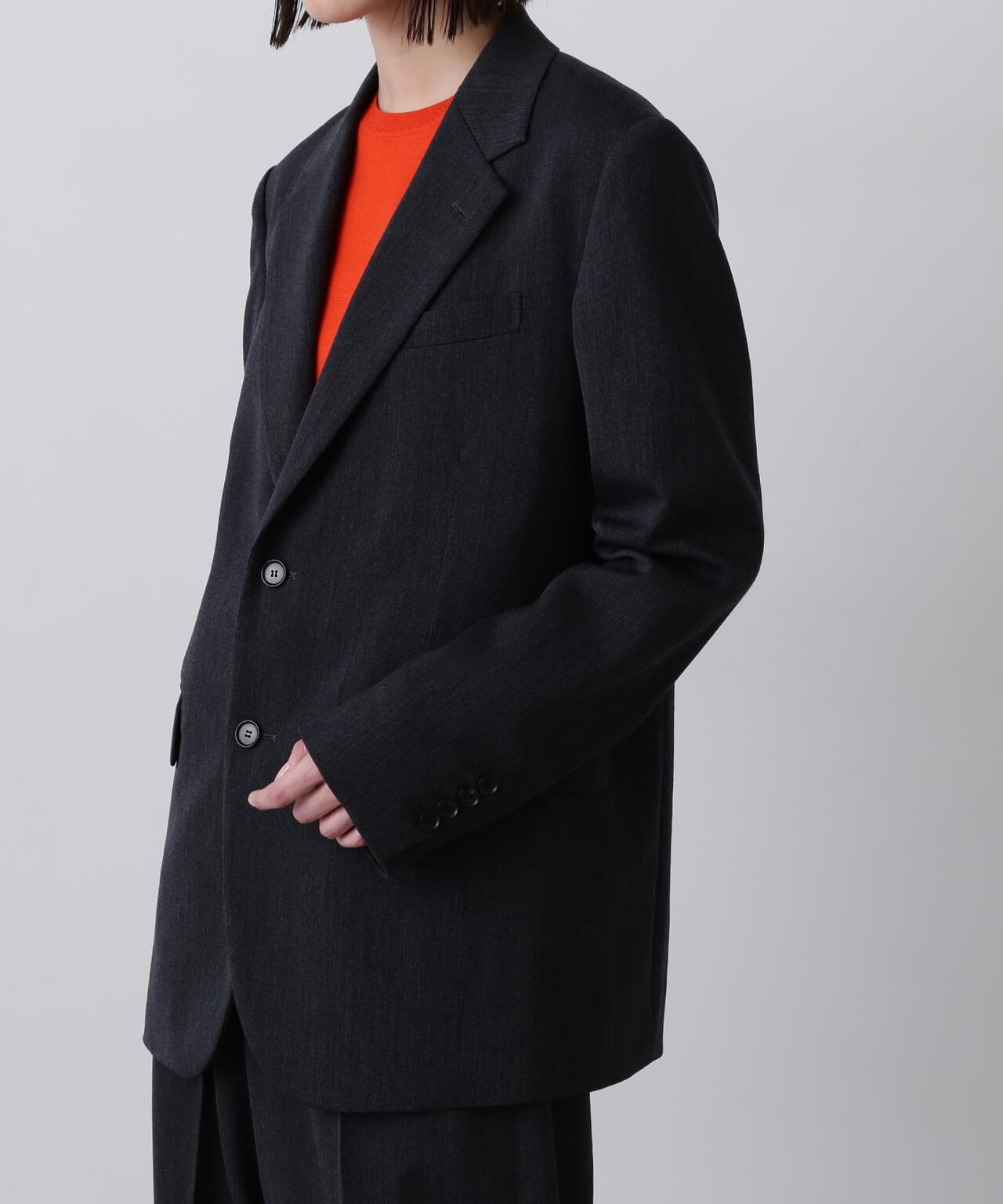 YLÈVE / 2/72 WOOL TRICHOTINE JACKET | YLÈVE（イレーヴ） ｜【公式