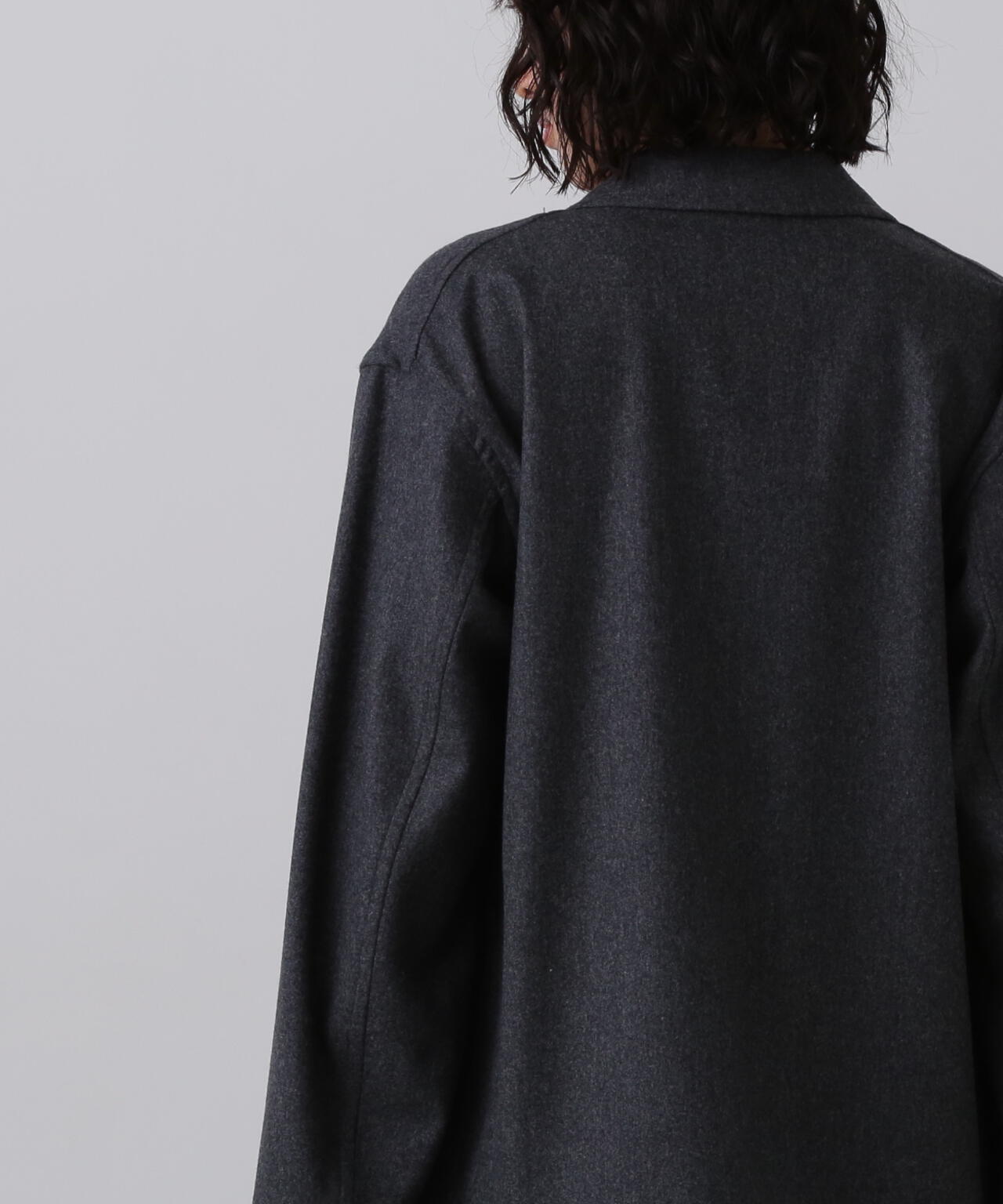 YLEVE / SUPER120's WOOL FLANNEL JACKET