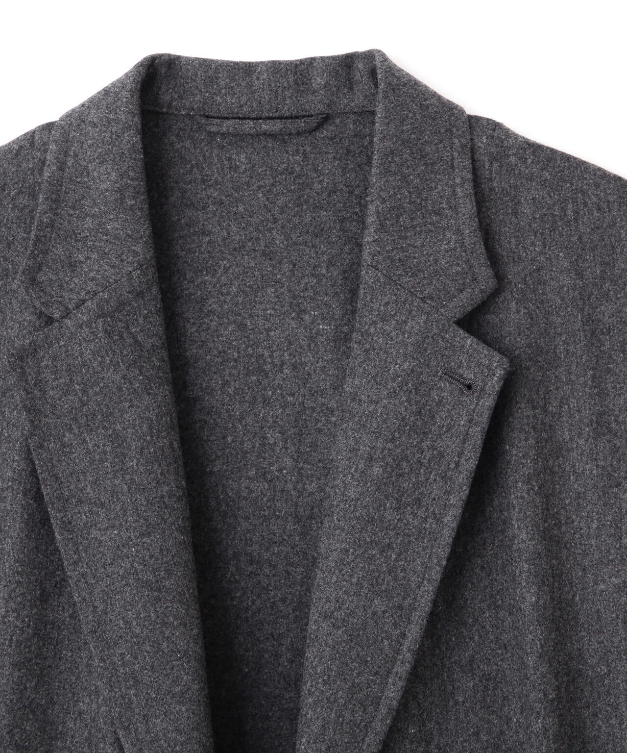 イレーヴ　ジャケット　グレー YLEVE / NON MULESING WOOL OVERDYE MELTON JACKET | YLÈVE（イレーヴ