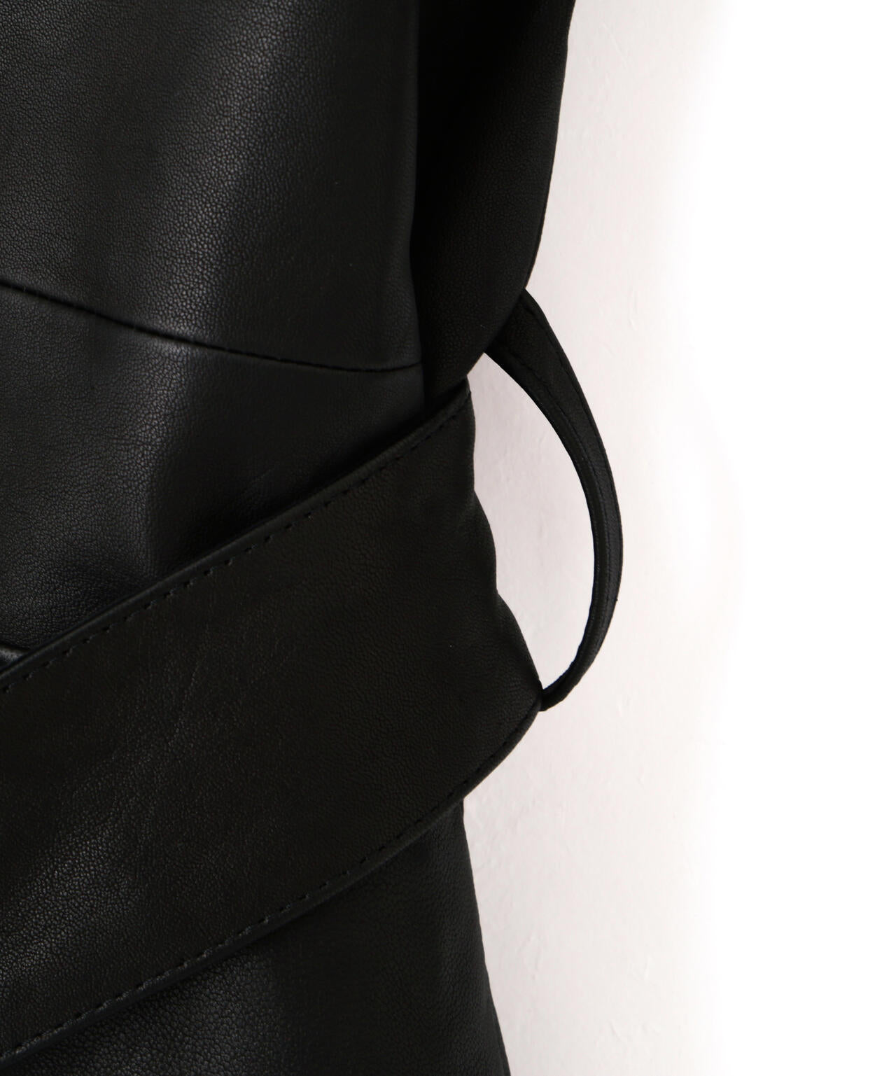 YLÈVE / SHEEP LEATHER COVERALL JACKET