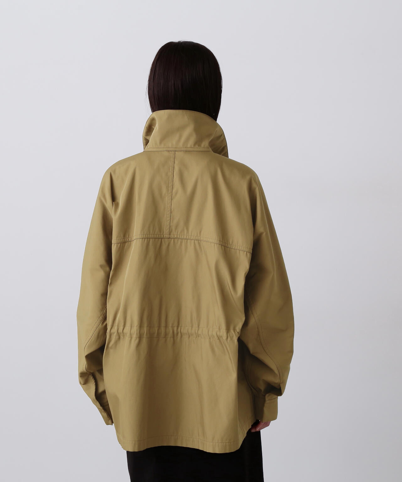 YLÈVE / HIGH COUNT DOUBLE TWILL POLYESTER BLOUSON