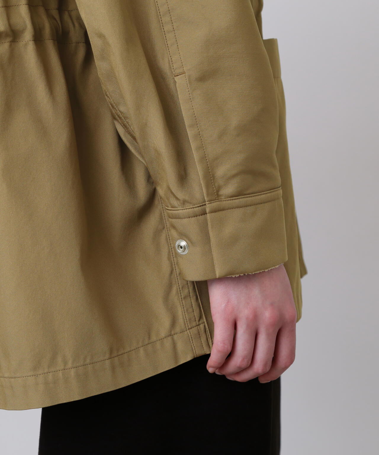 YLÈVE / HIGH COUNT DOUBLE TWILL POLYESTER BLOUSON
