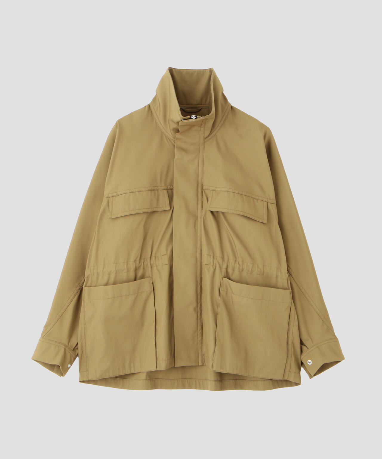 YLÈVE / HIGH COUNT DOUBLE TWILL POLYESTER BLOUSON