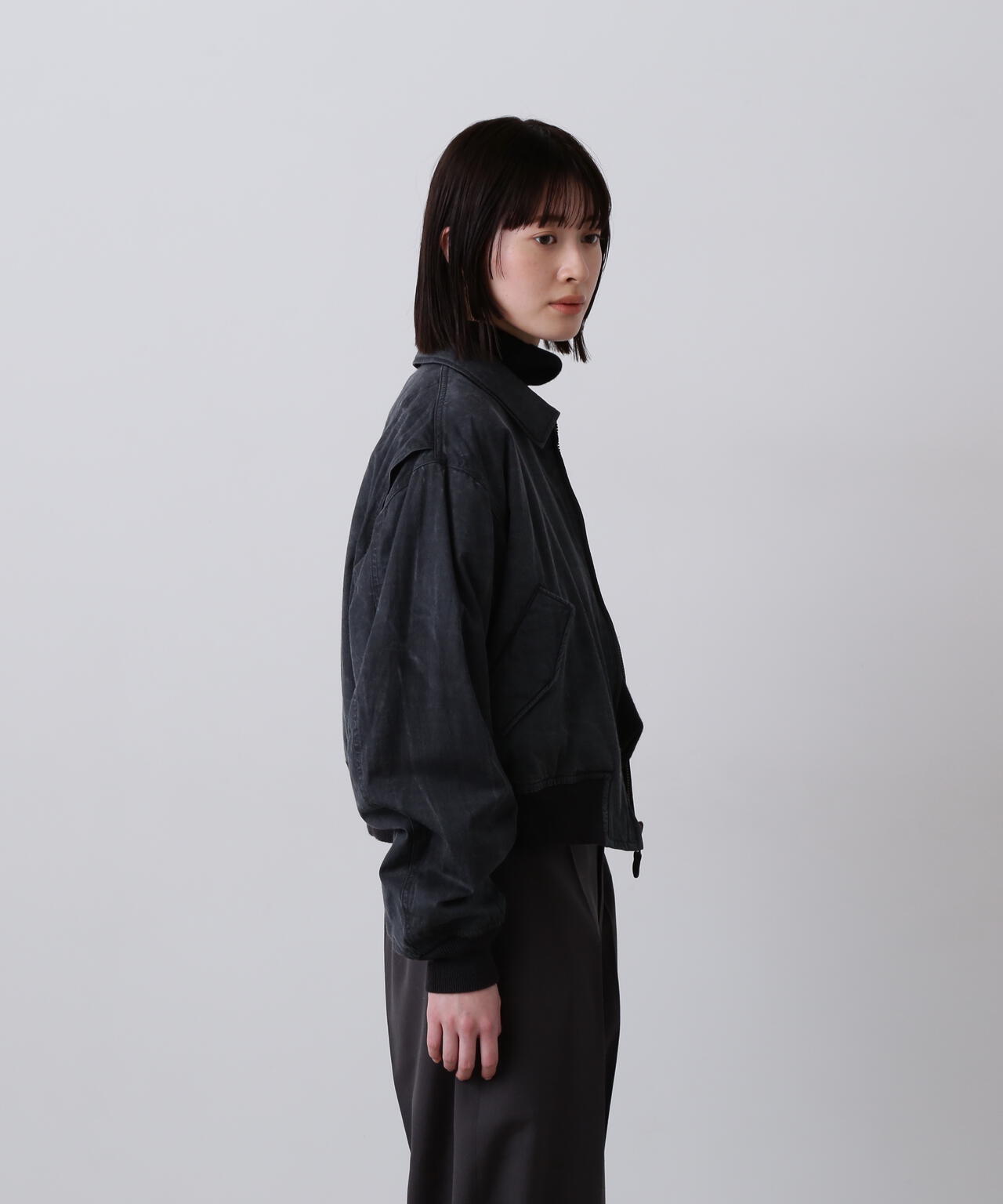 YLÈVE / RAYON COTTON PIGMENT DYE BLOUSON | YLÈVE（イレーヴ