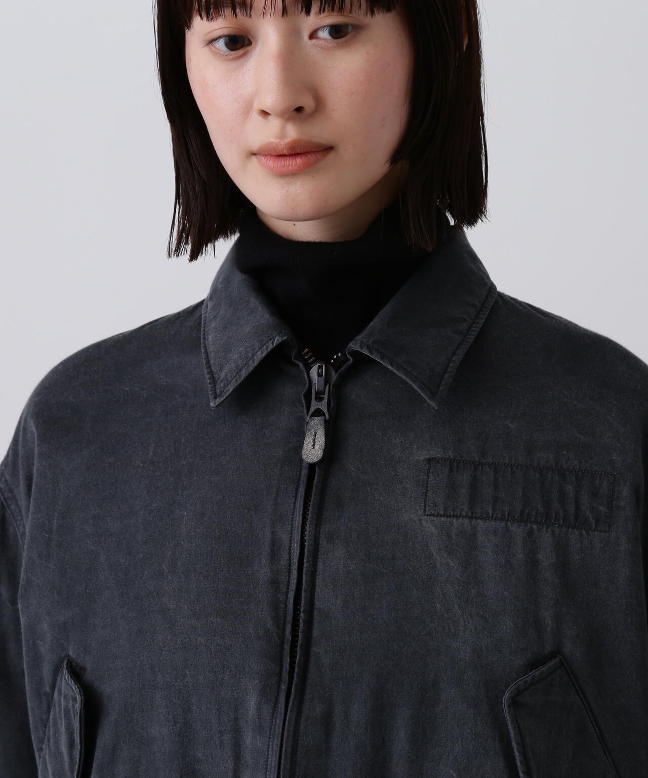 YLÈVE / RAYON COTTON PIGMENT DYE BLOUSON | YLÈVE（イレーヴ