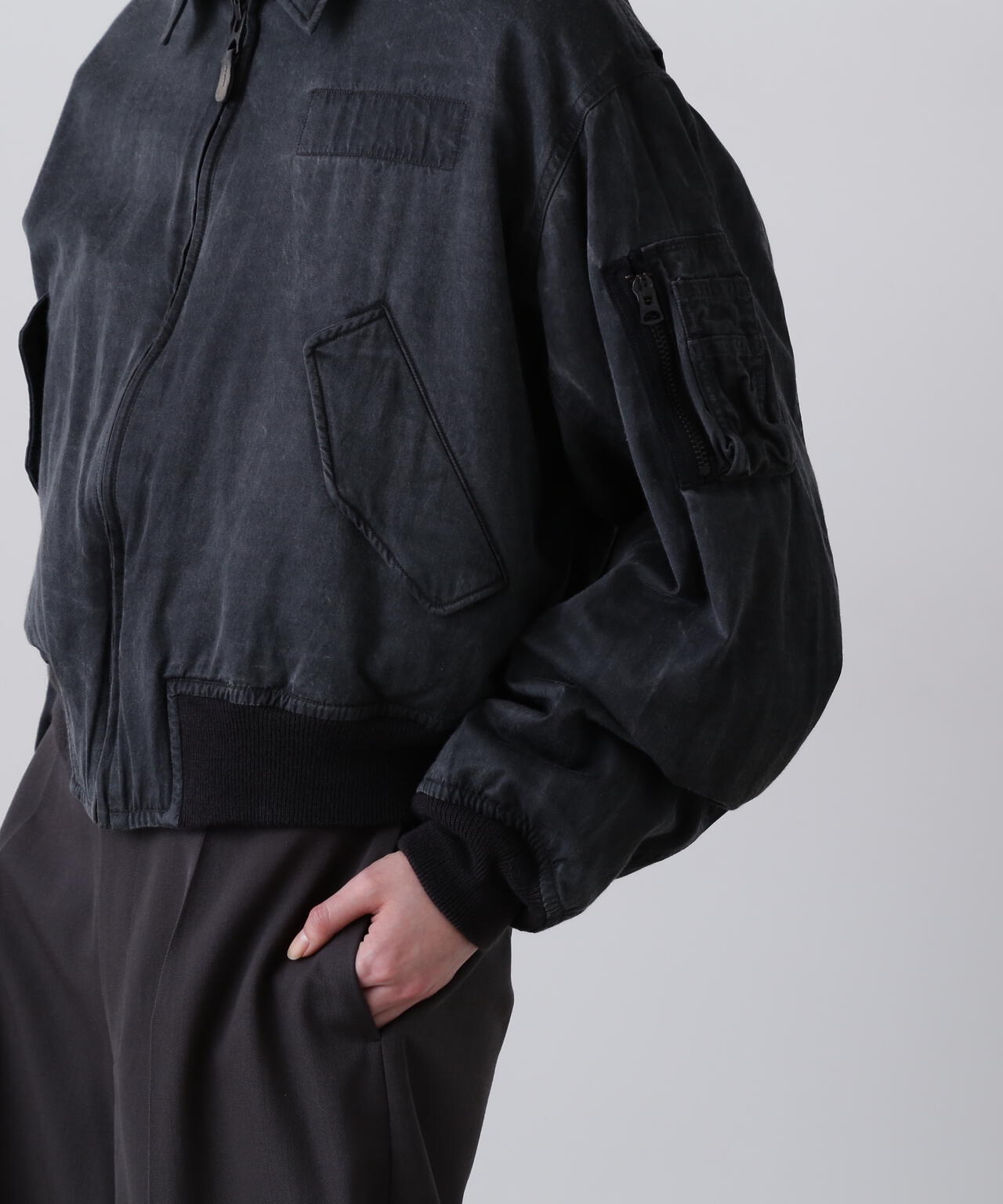 YLÈVE / RAYON COTTON PIGMENT DYE BLOUSON