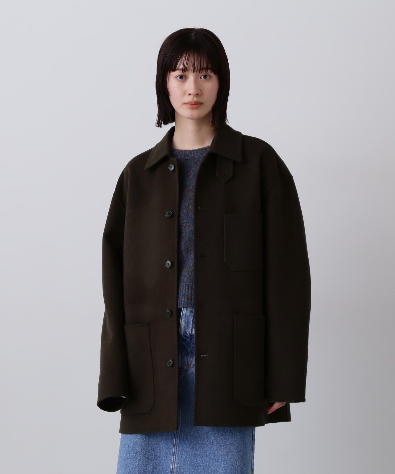 YLÈVE / SUPER 100`S WOOL DOUBLE CLOTH BLOUSON | YLÈVE（イレーヴ