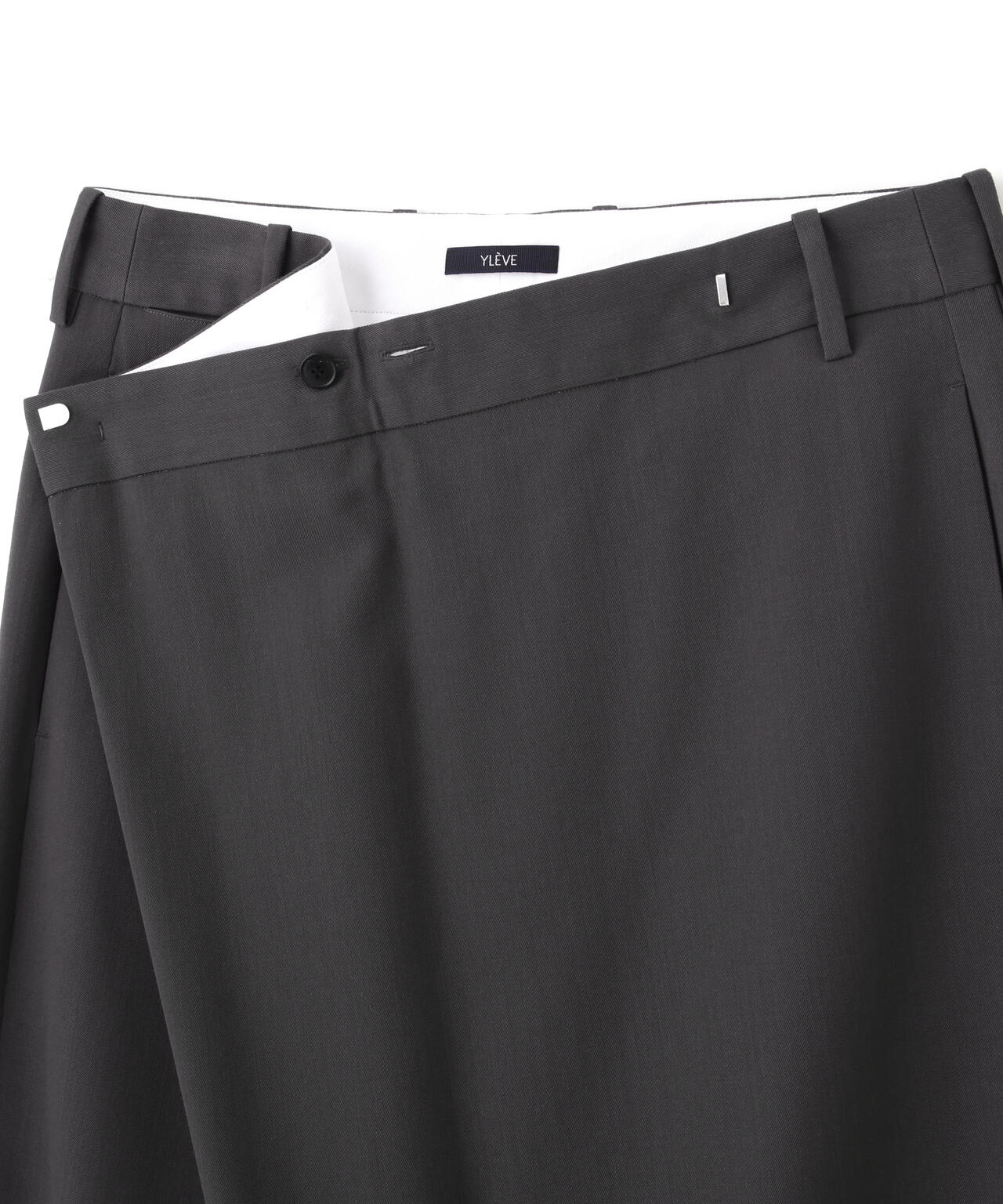YLEVE / MERINO WOOL TWILL WRAP SKIRT | YLÈVE（イレーヴ） ｜【公式