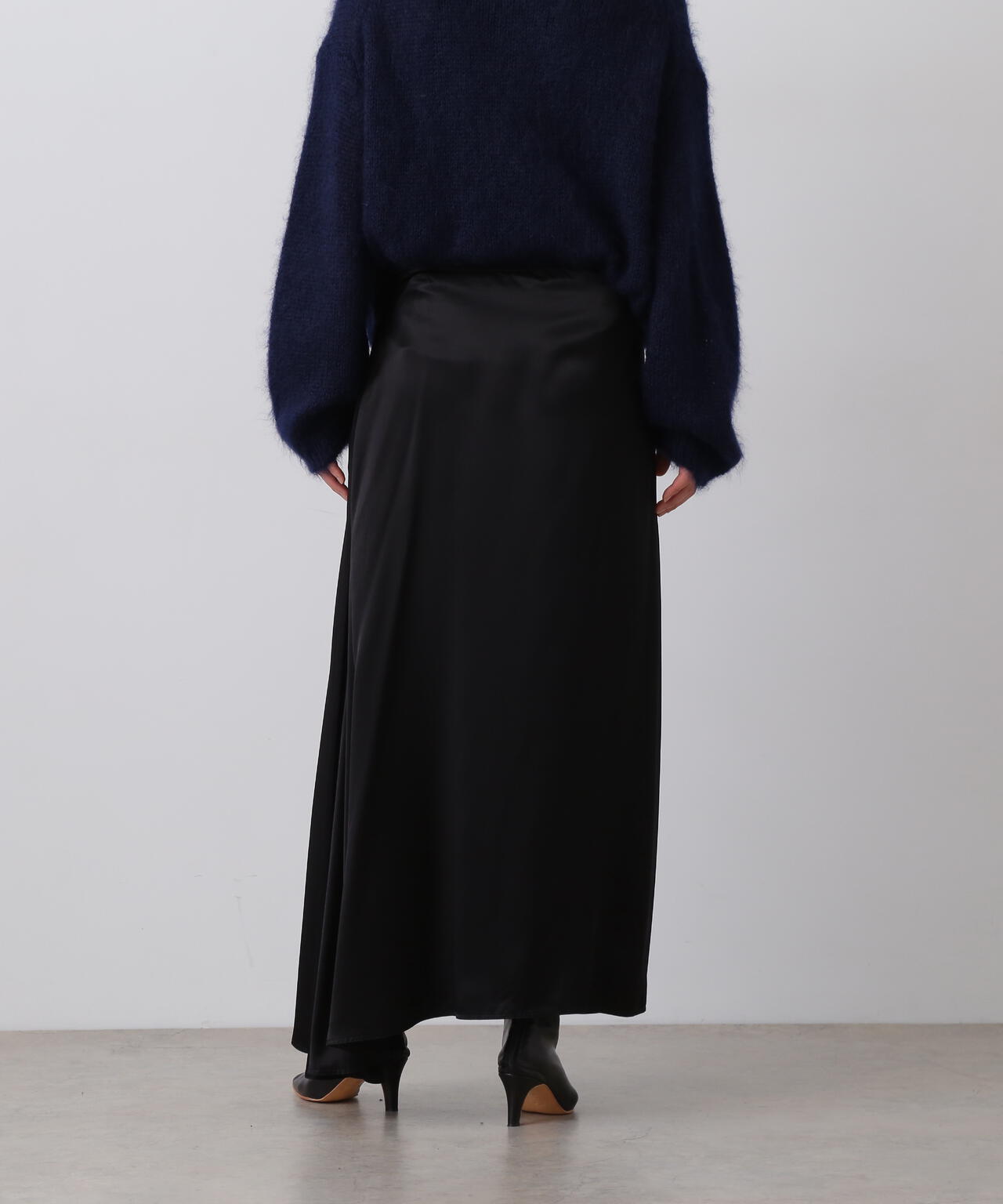 YLÈVE / VISCOSE JACQUARD/SATAIN 360° SKIRT