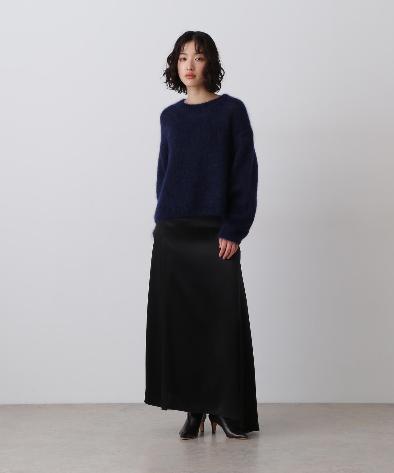 YLÈVE / VISCOSE JACQUARD/SATAIN 360° SKIRT