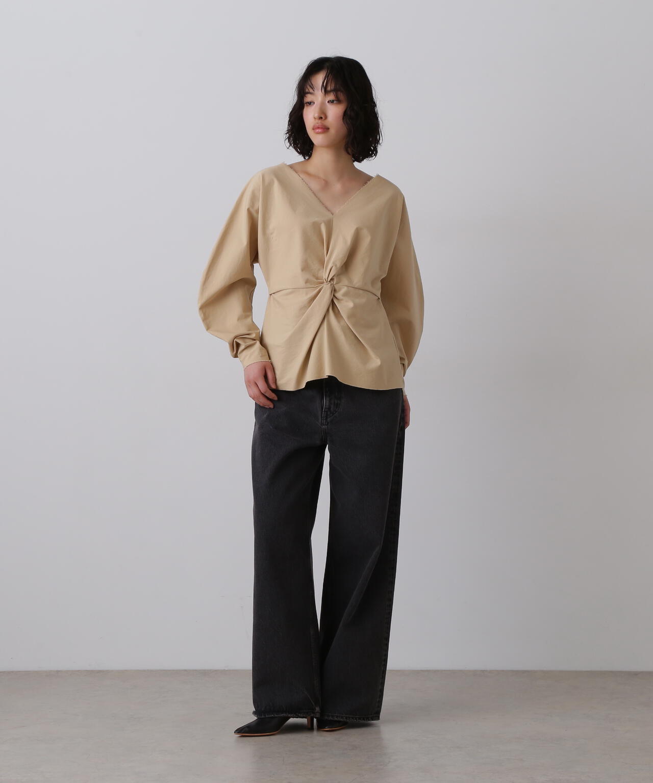 YLÈVE / 13.5oz DENIM HIGH WAIST WIDE | YLÈVE（イレーヴ） ｜【公式