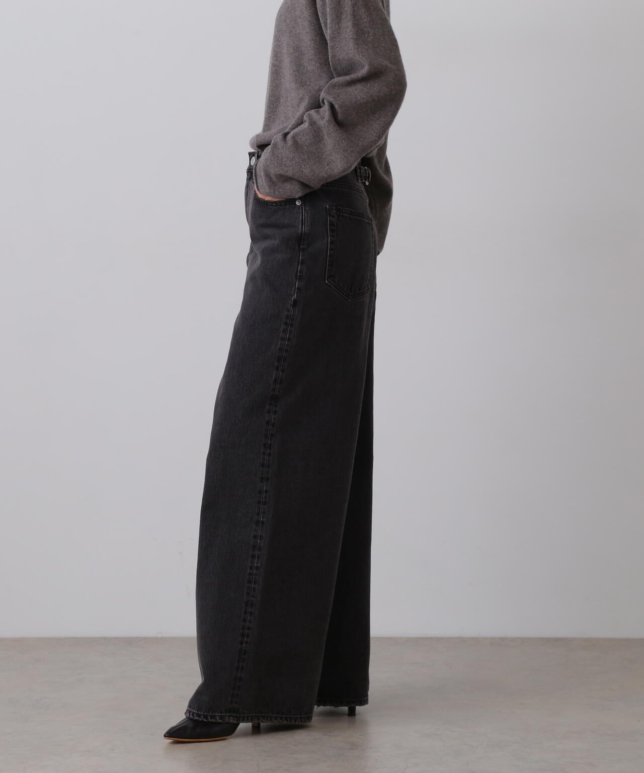 YLÈVE / 13.5oz DENIM HIGH WAIST WIDE | YLÈVE（イレーヴ） ｜【公式