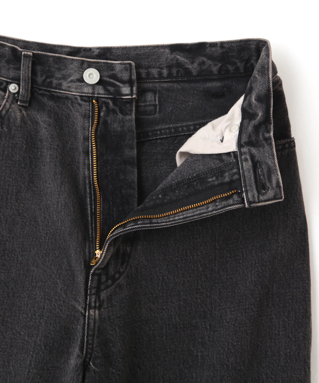 YLEVE / 13.5oz DENIM HIGH WAIST WIDE