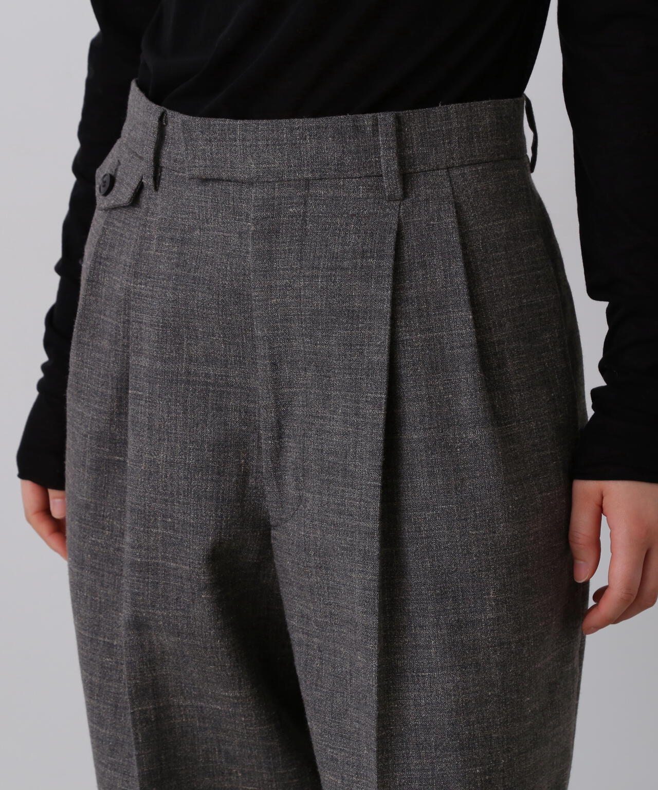 YLEVE / WOOL LINEN TROUSERS | YLÈVE（イレーヴ） ｜【公式】通販mix