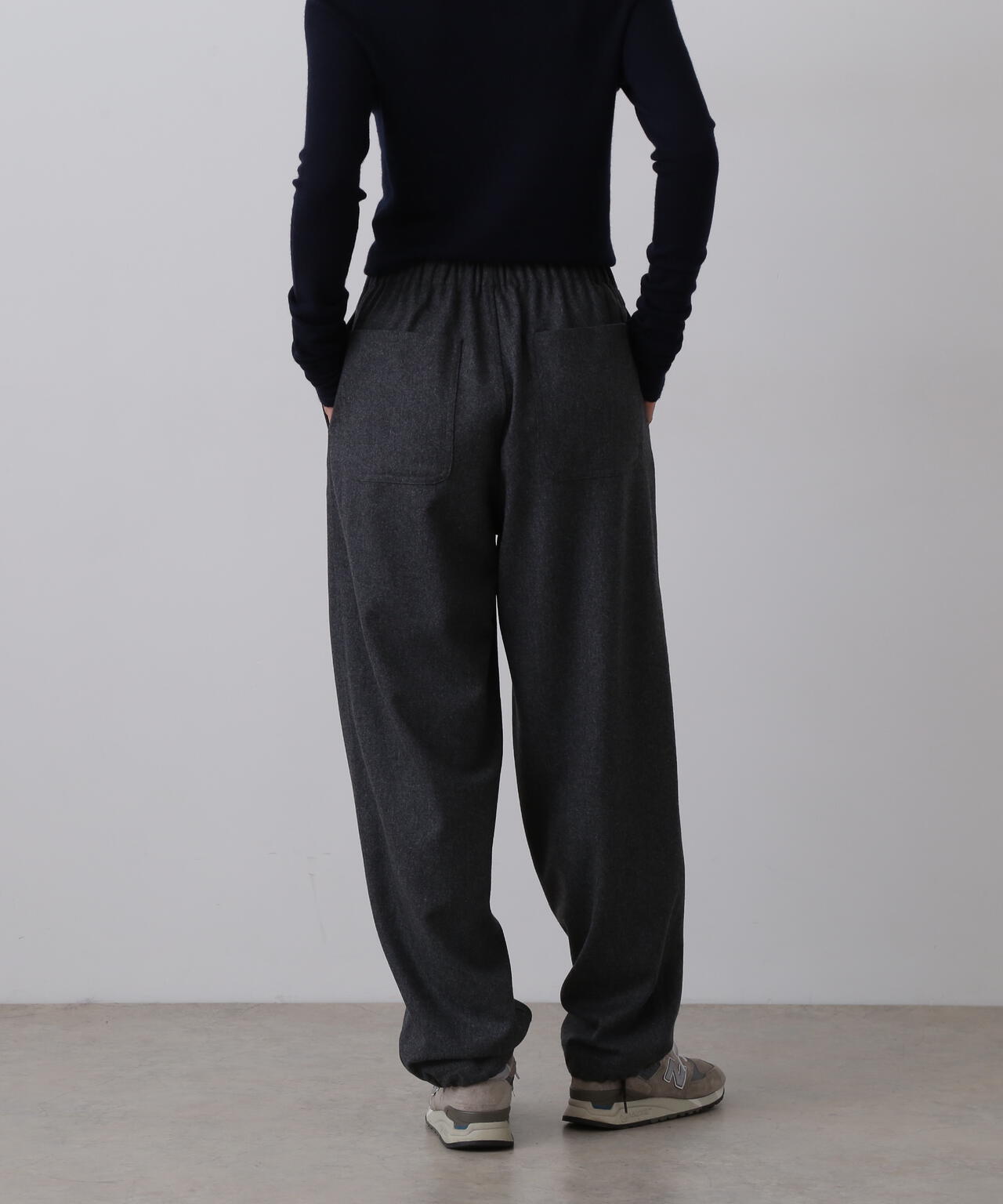 YLEVE / SUPER120's WOOL FLANNEL EASY TROUSERS | YLÈVE（イレーヴ