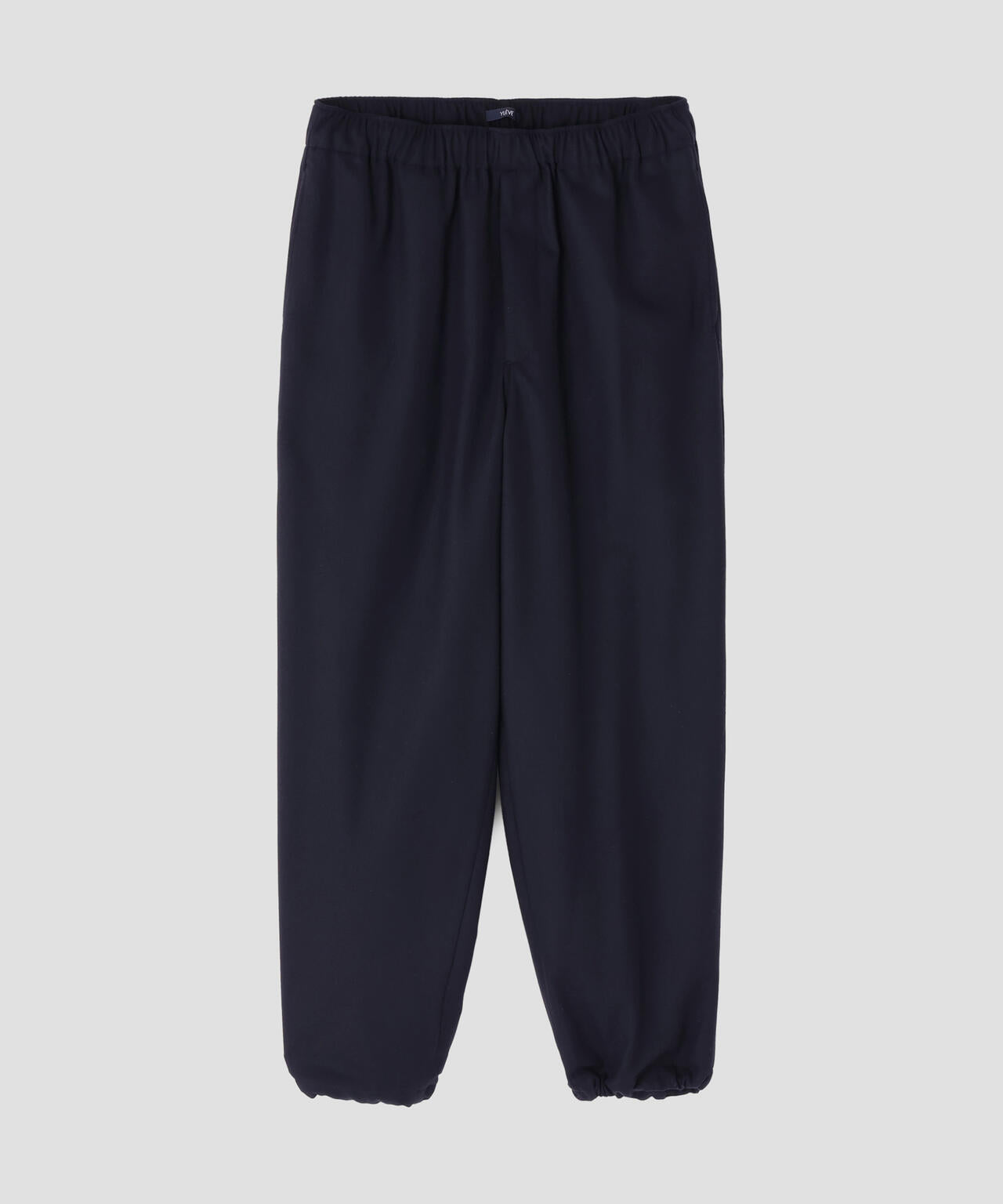 YLEVE / SUPER120's WOOL FLANNEL EASY TROUSERS