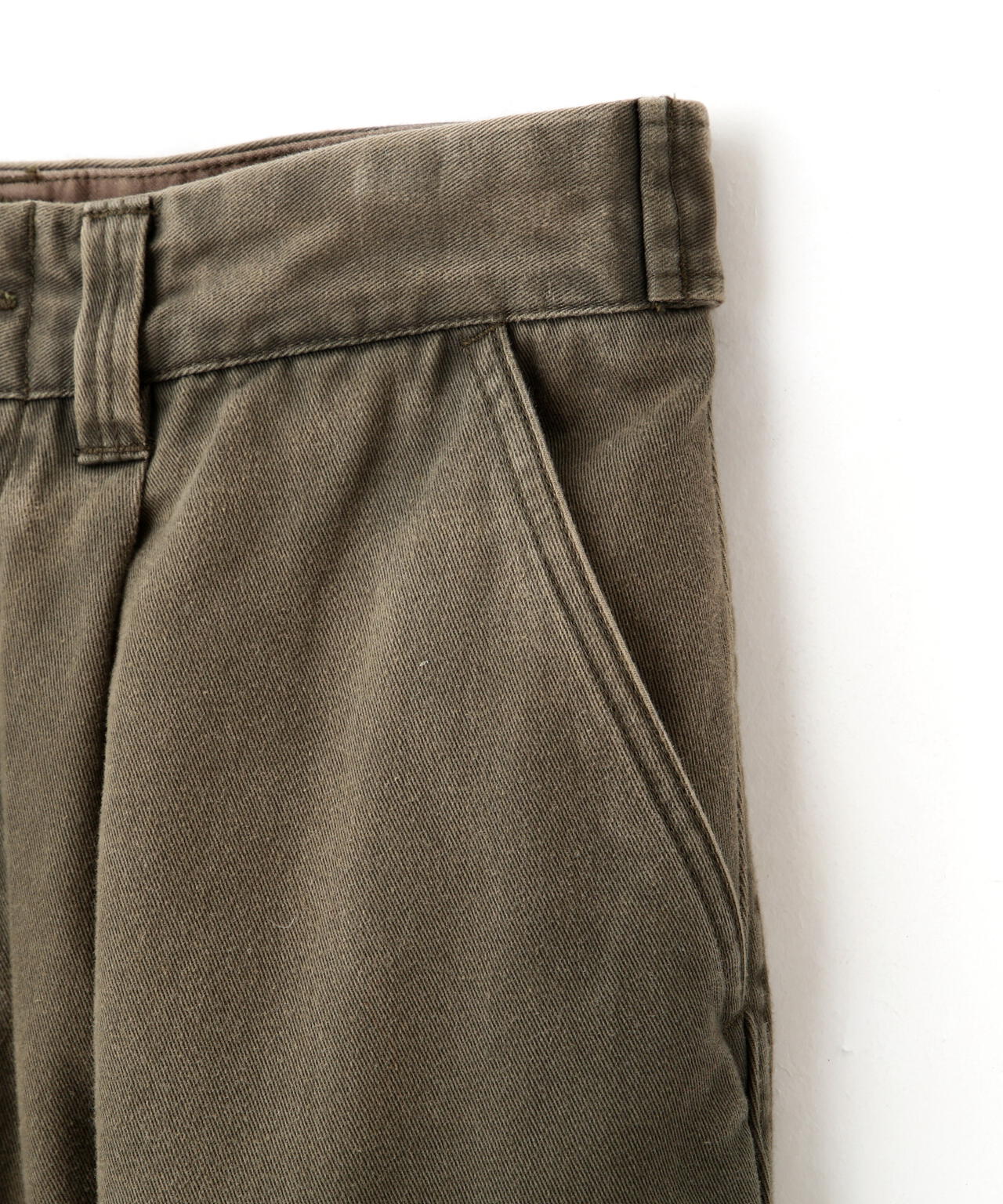 パンツ YLEVE TOP OVERDYE SUMMER WOOL TROUSERS YLEVE TOP OVERDYE SUMMER WOOL TROUSERS