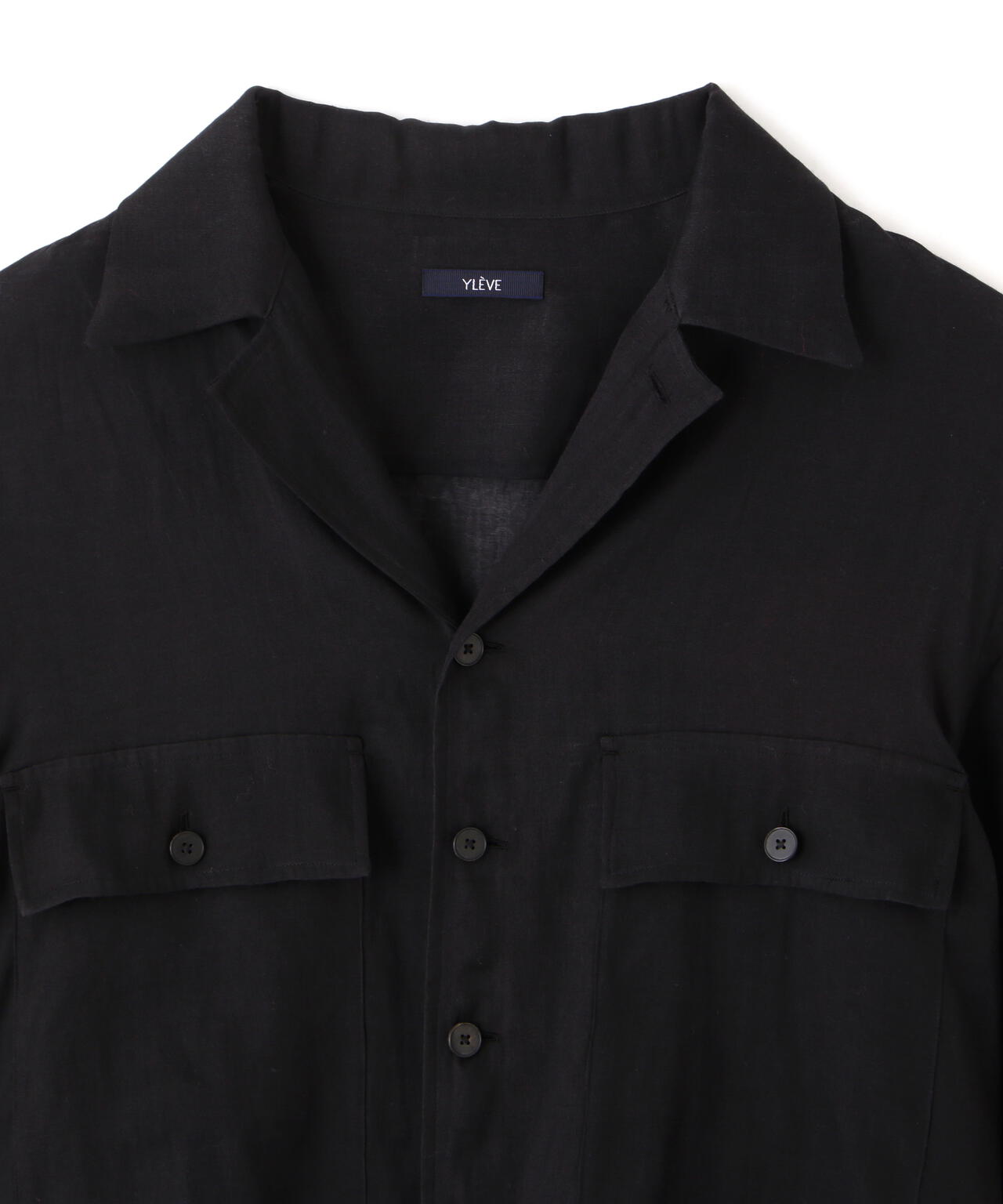 YLÈVE / COTTON SILK DOUBLE ORGANDY SHIRT | YLÈVE（イレーヴ