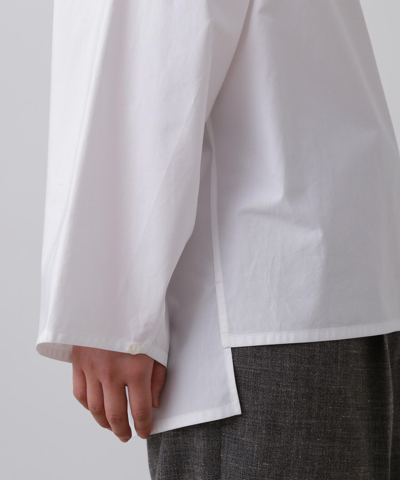 YLEVE / FINX COTTON WEATHER PULL OVER SHIRT | YLÈVE（イレーヴ