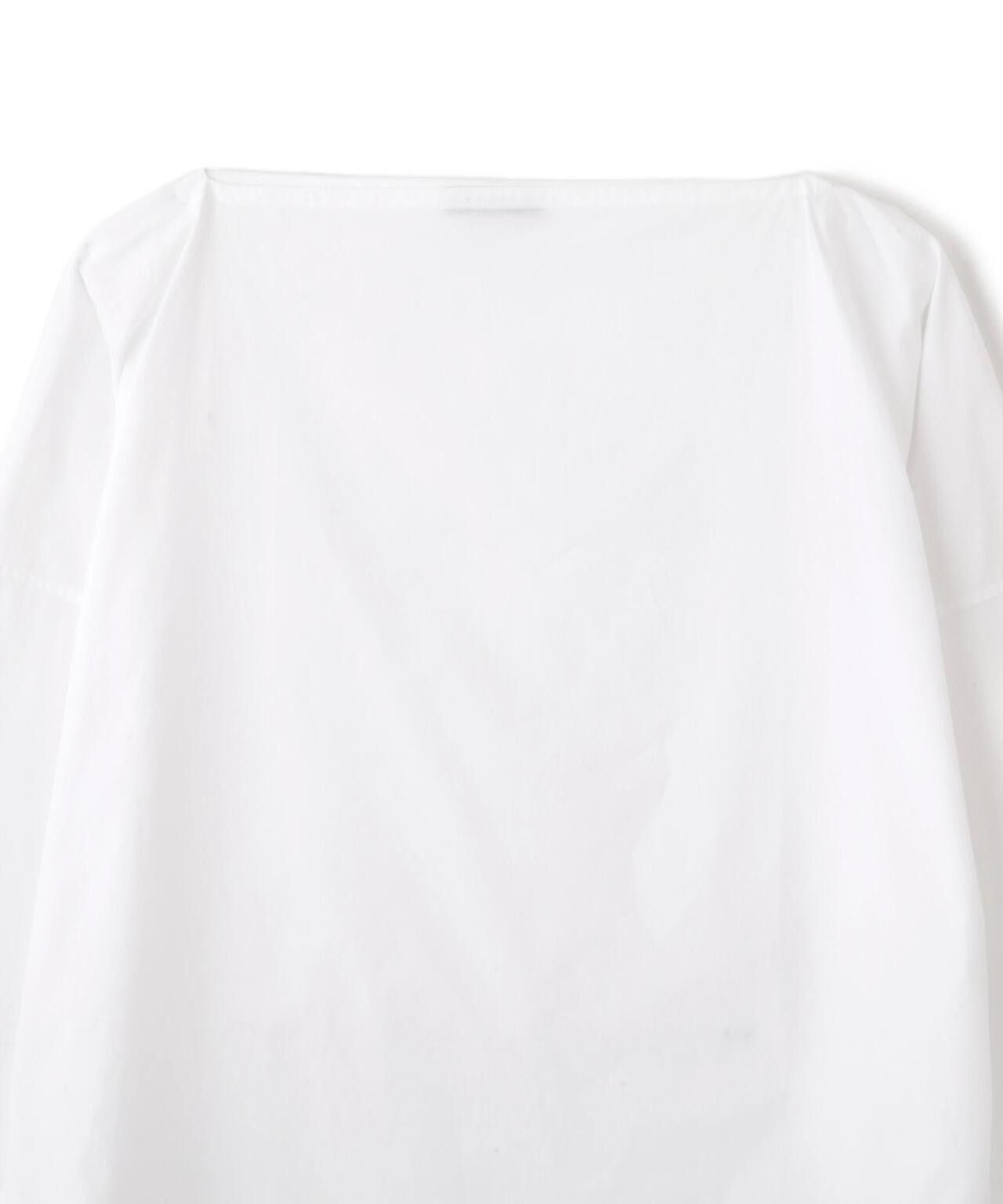 極美品 イレーヴ YLEVE ギャザープルオーバー Vネック コットン 白 YLEVE / FINX COTTON WEATHER PULL OVER SHIRT | YLÈVE（イレーヴ
