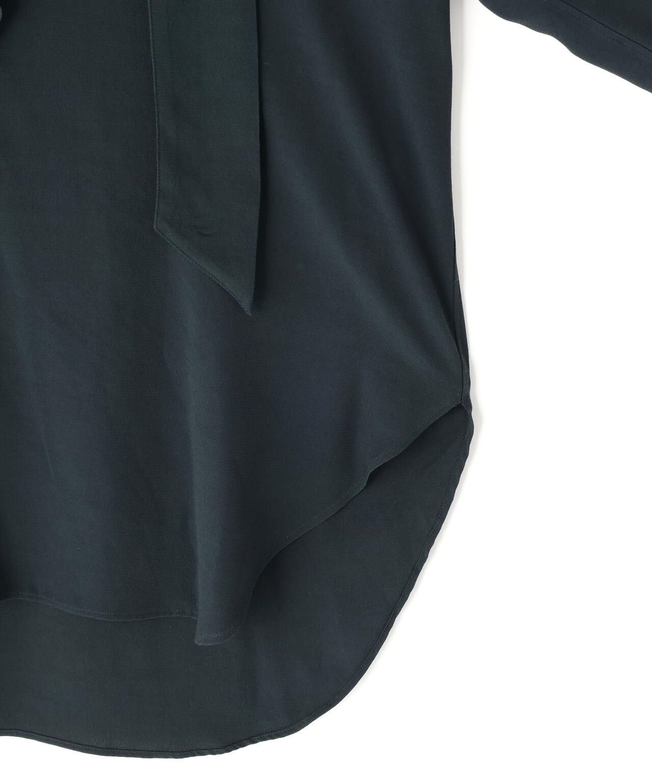 YLÈVE / RAYON DE CHINE RUFFLE BLOUSE